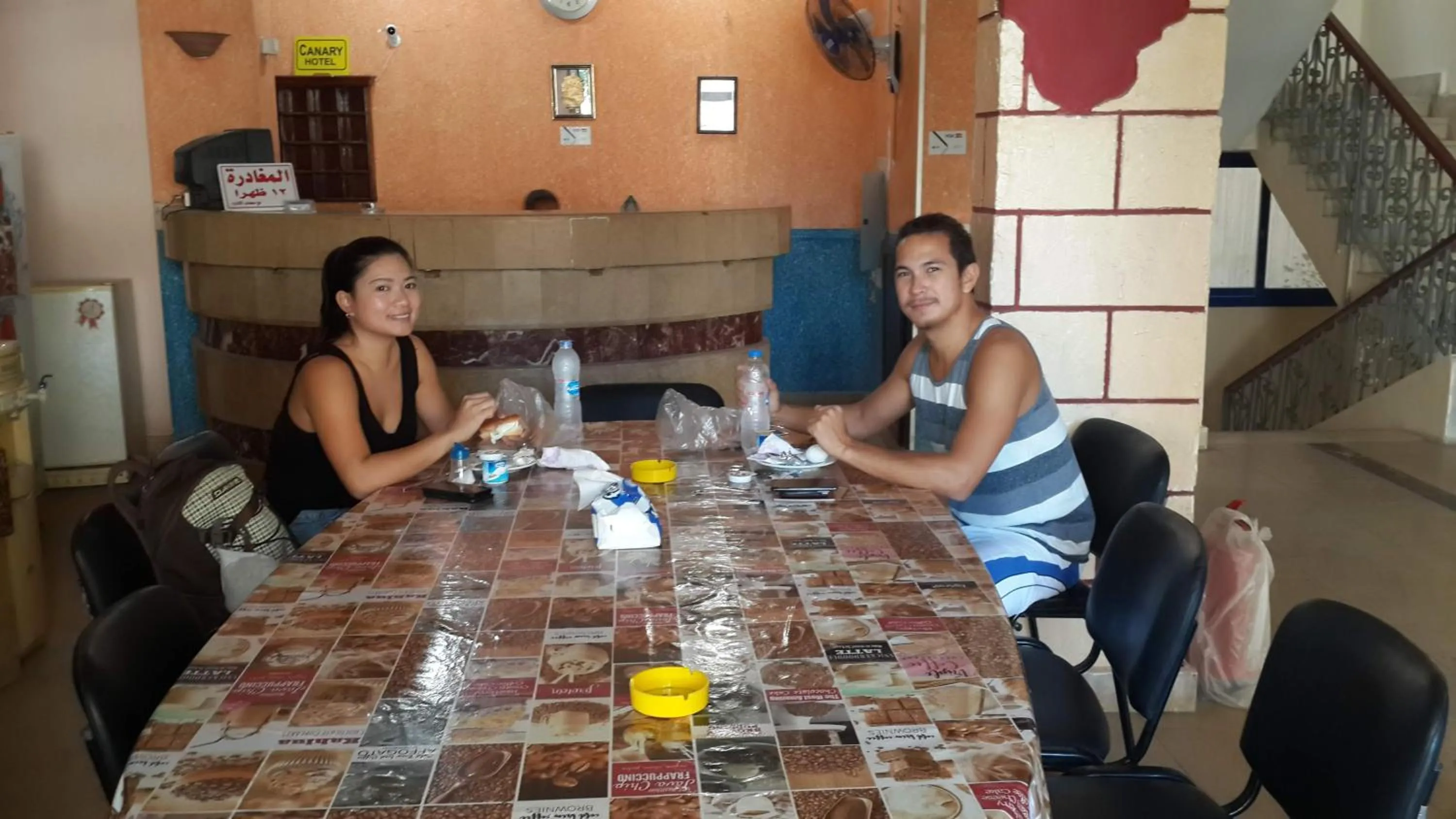 Continental breakfast in Canary Hotel