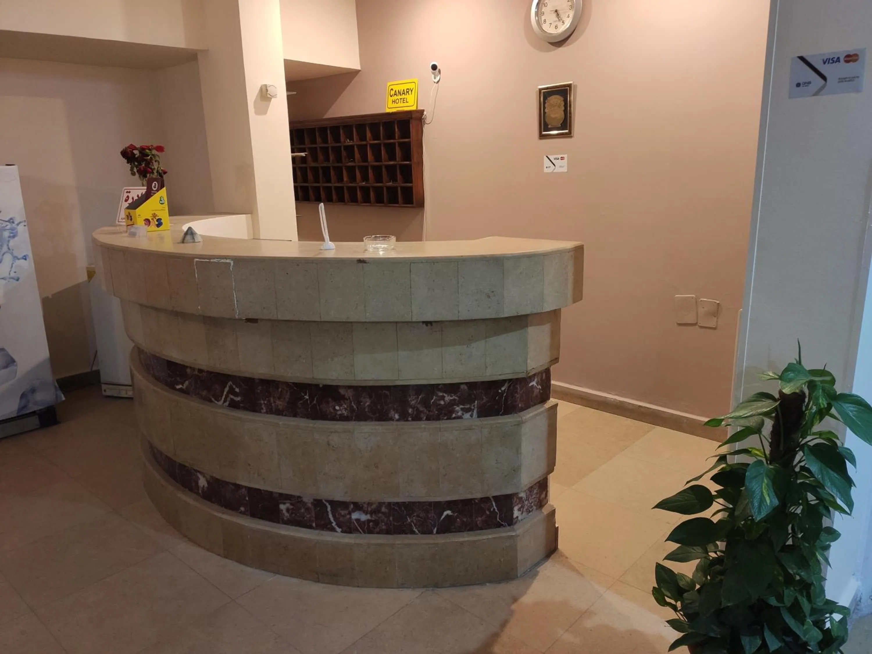 Lobby or reception in Canary Hotel