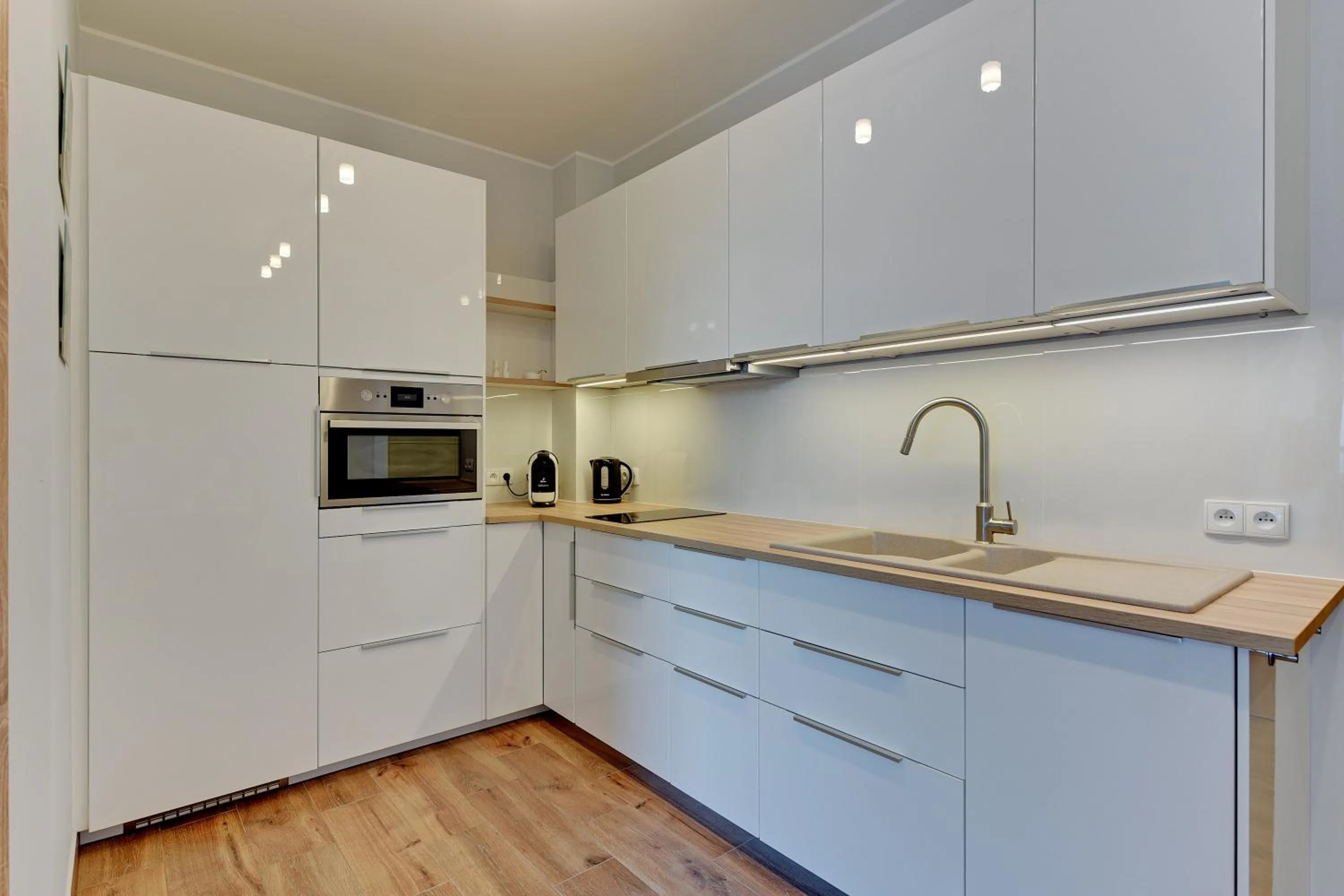 Kitchen or kitchenette in INA Rent - Tre Mare Apartamenty