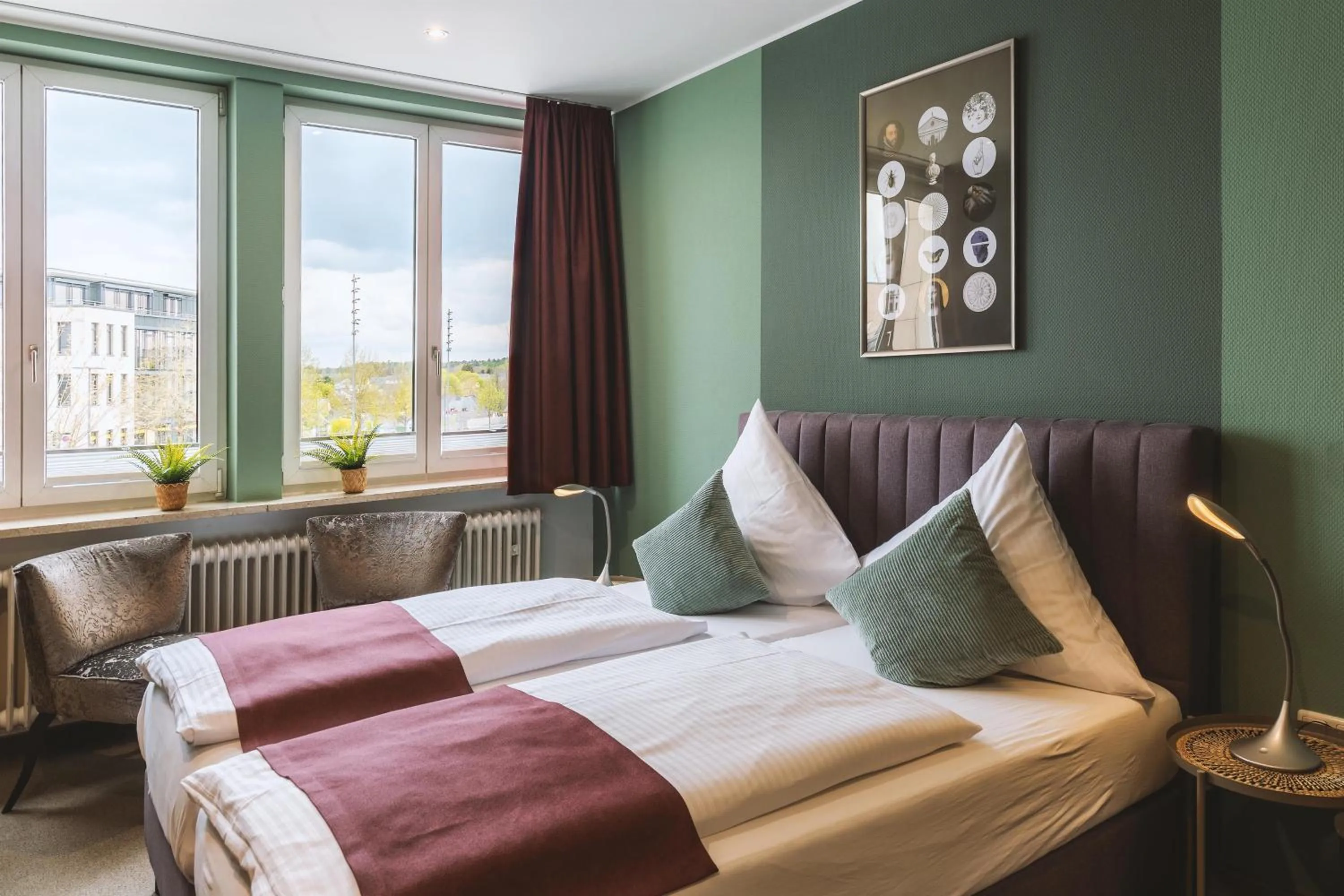 Bed in Hotel Louis Müller