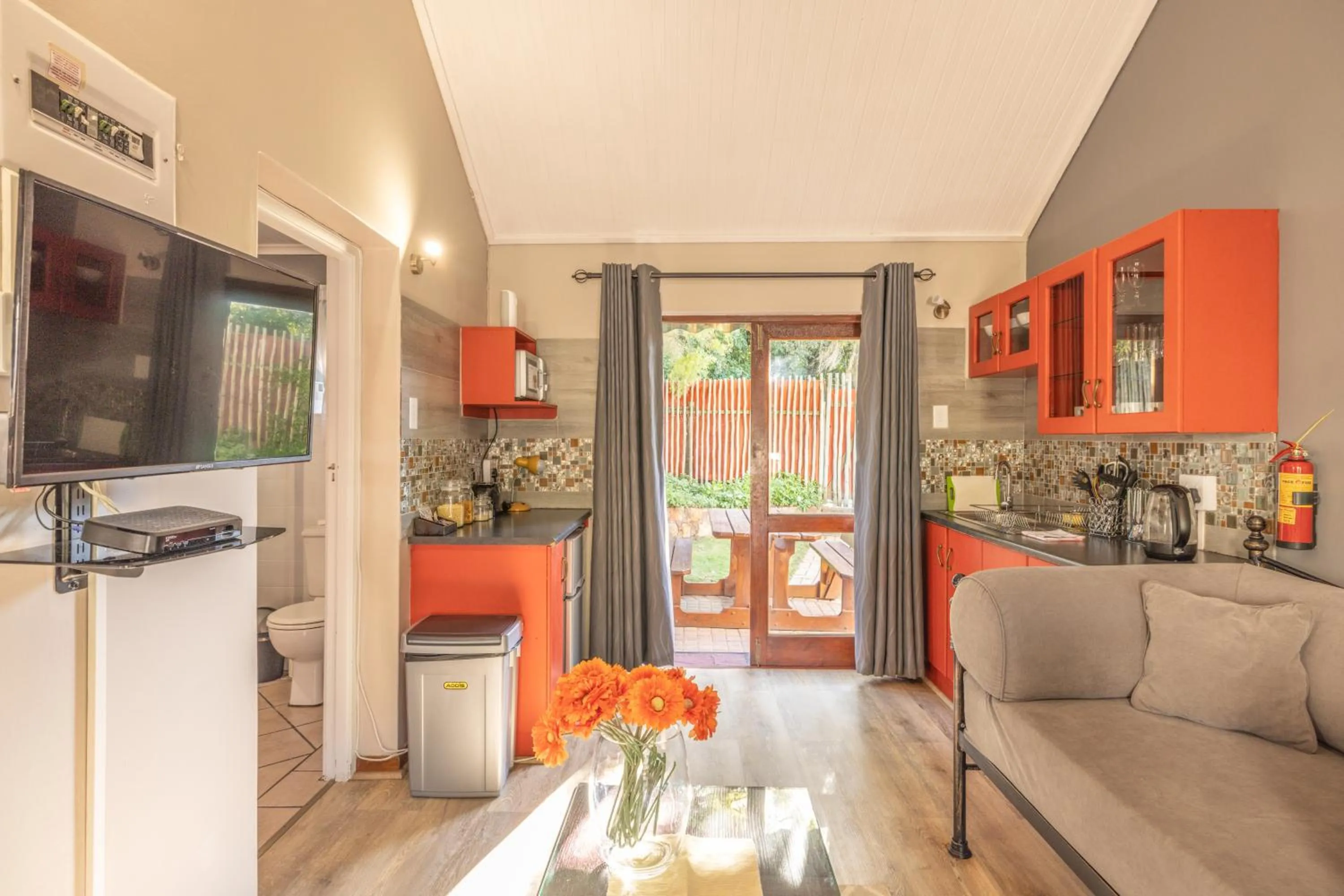 Living room in 1-on-Ross