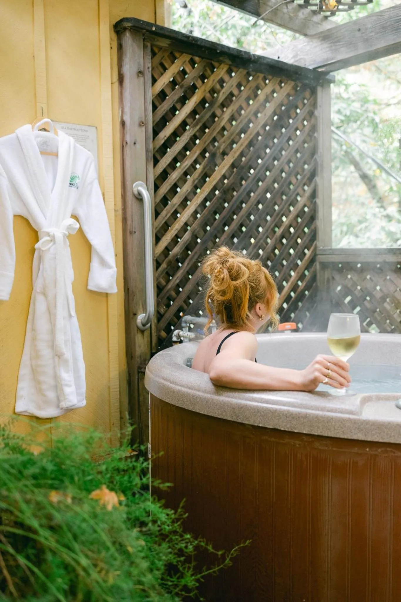 Hot Tub in Fernwood Resort