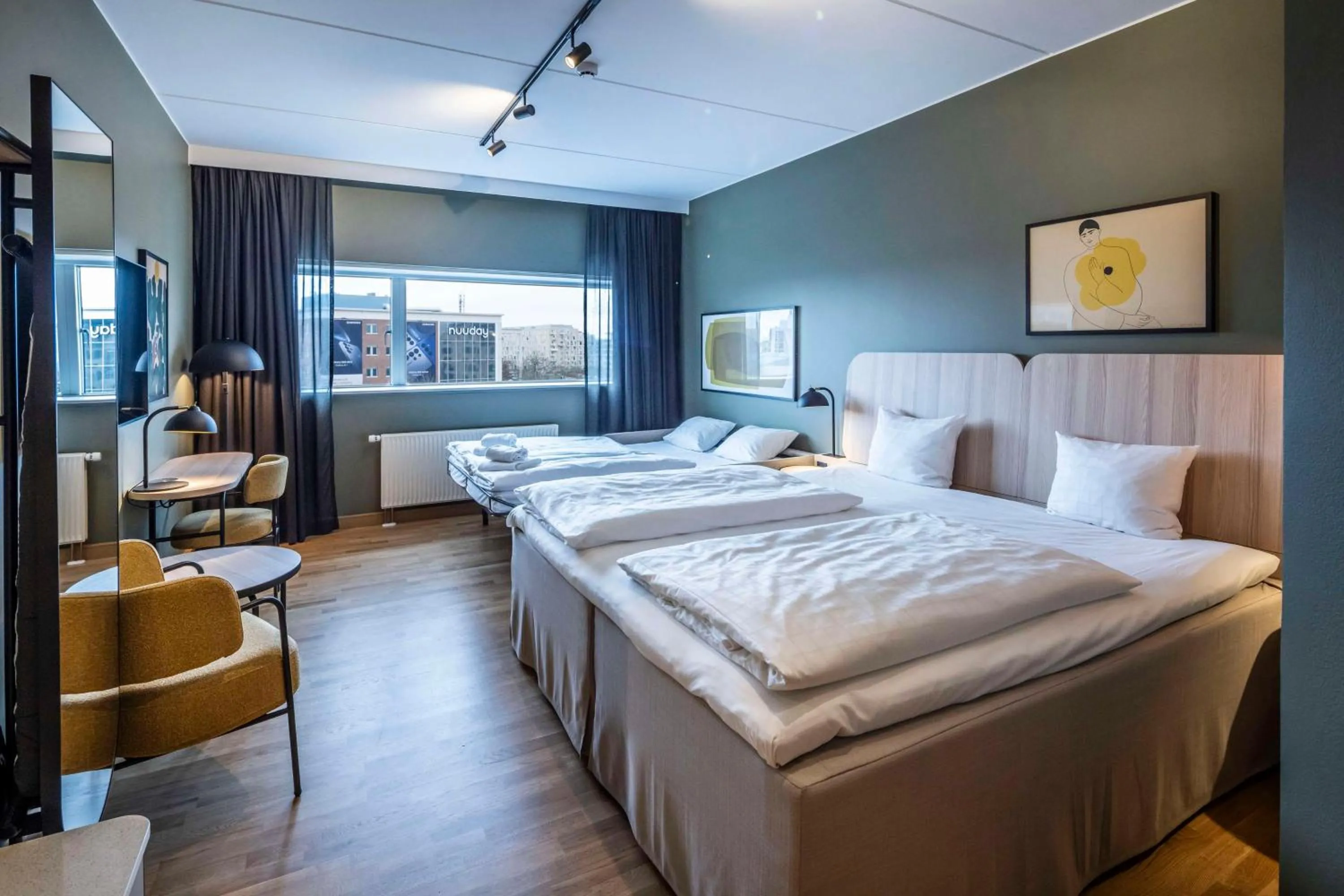 Bedroom, Bed in Scandic Sydhavnen