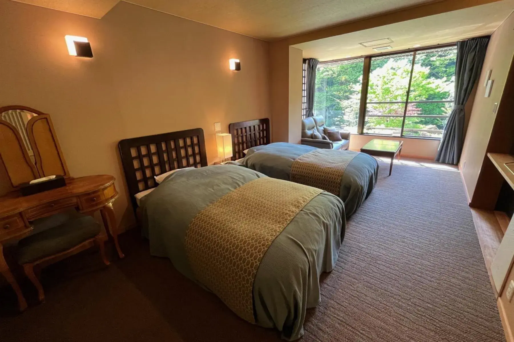 Twin Room with Private Bathroom in Minakamisansou Twin Room with Private Bathroom in Minakamisansou