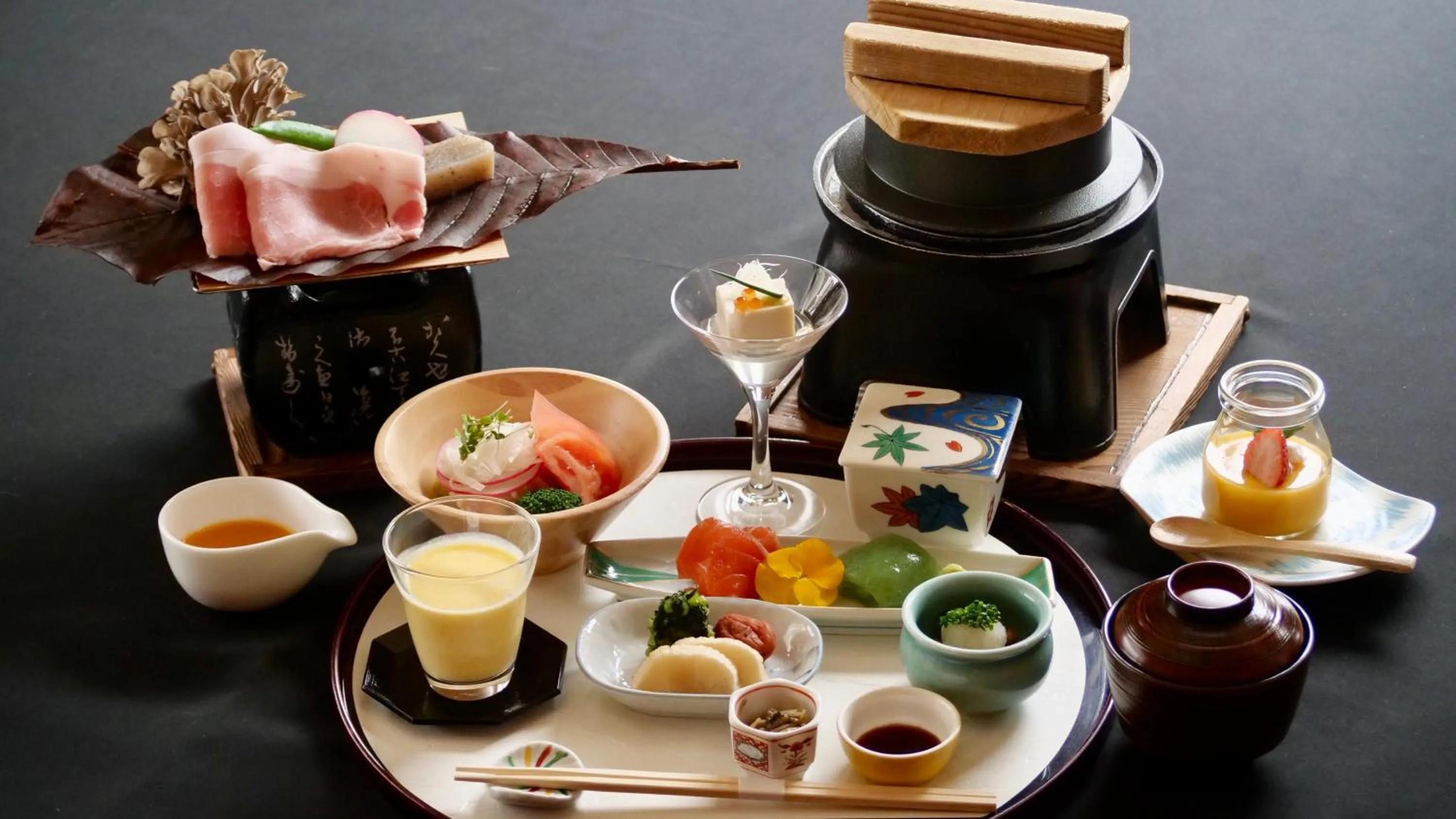 Asian breakfast in Minakamisansou