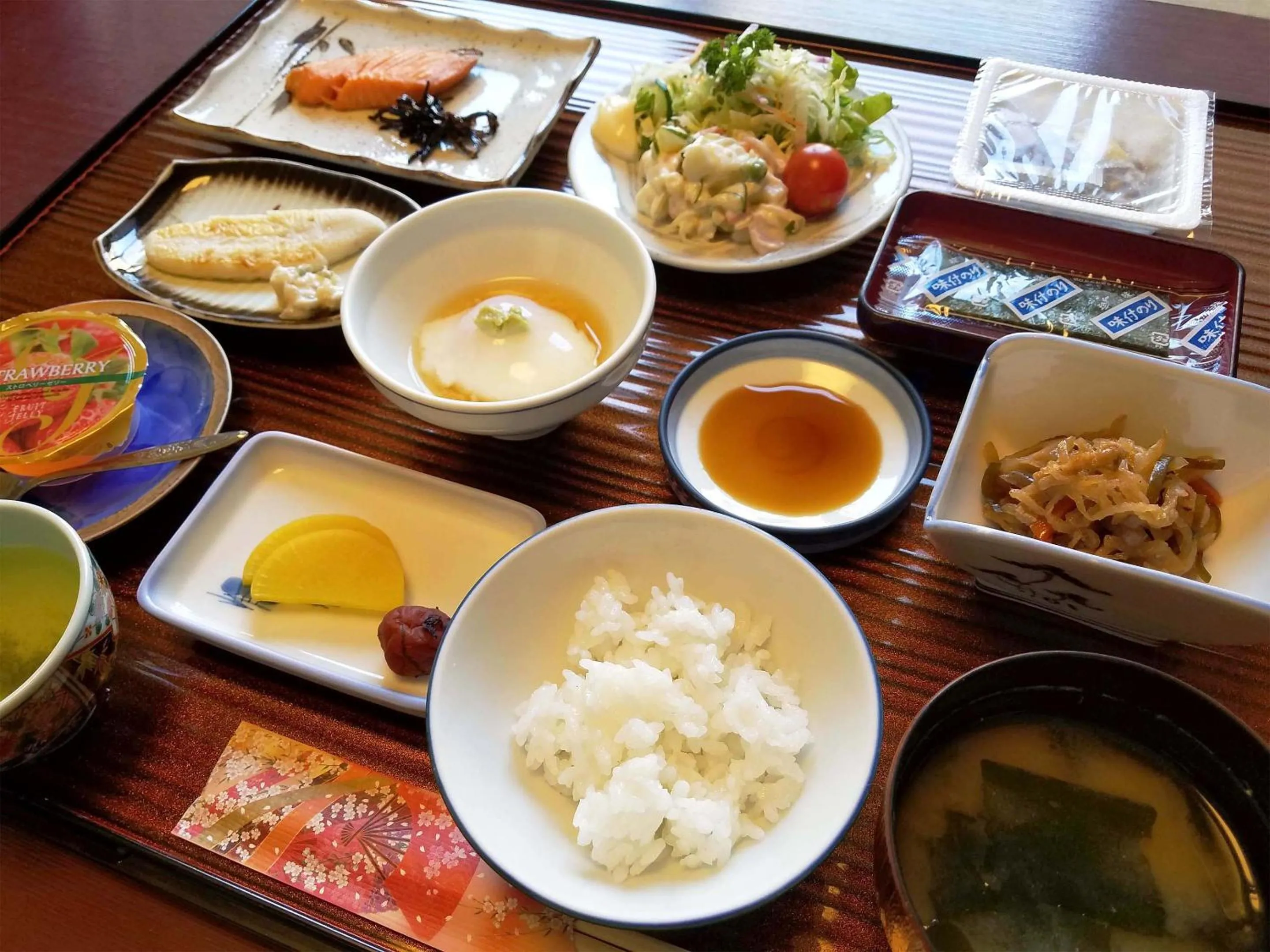 Breakfast in Hotel Uguisu