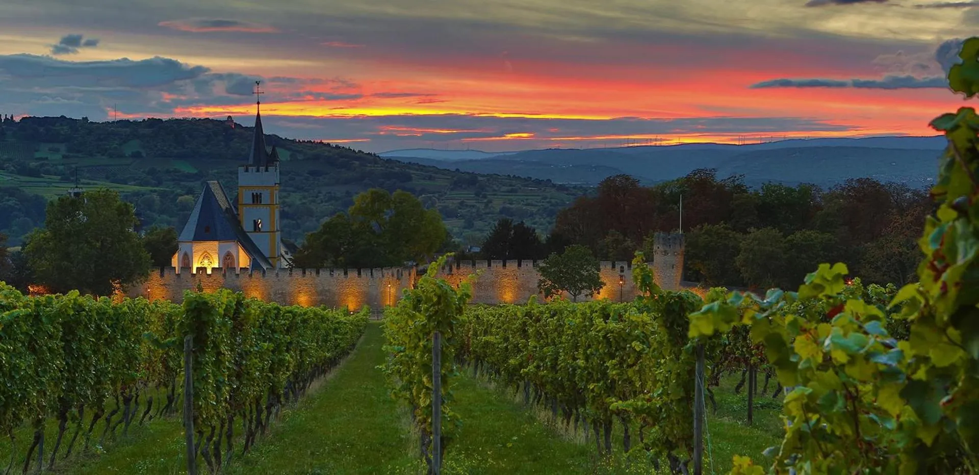 Sunset in IBB Hotel Ingelheim