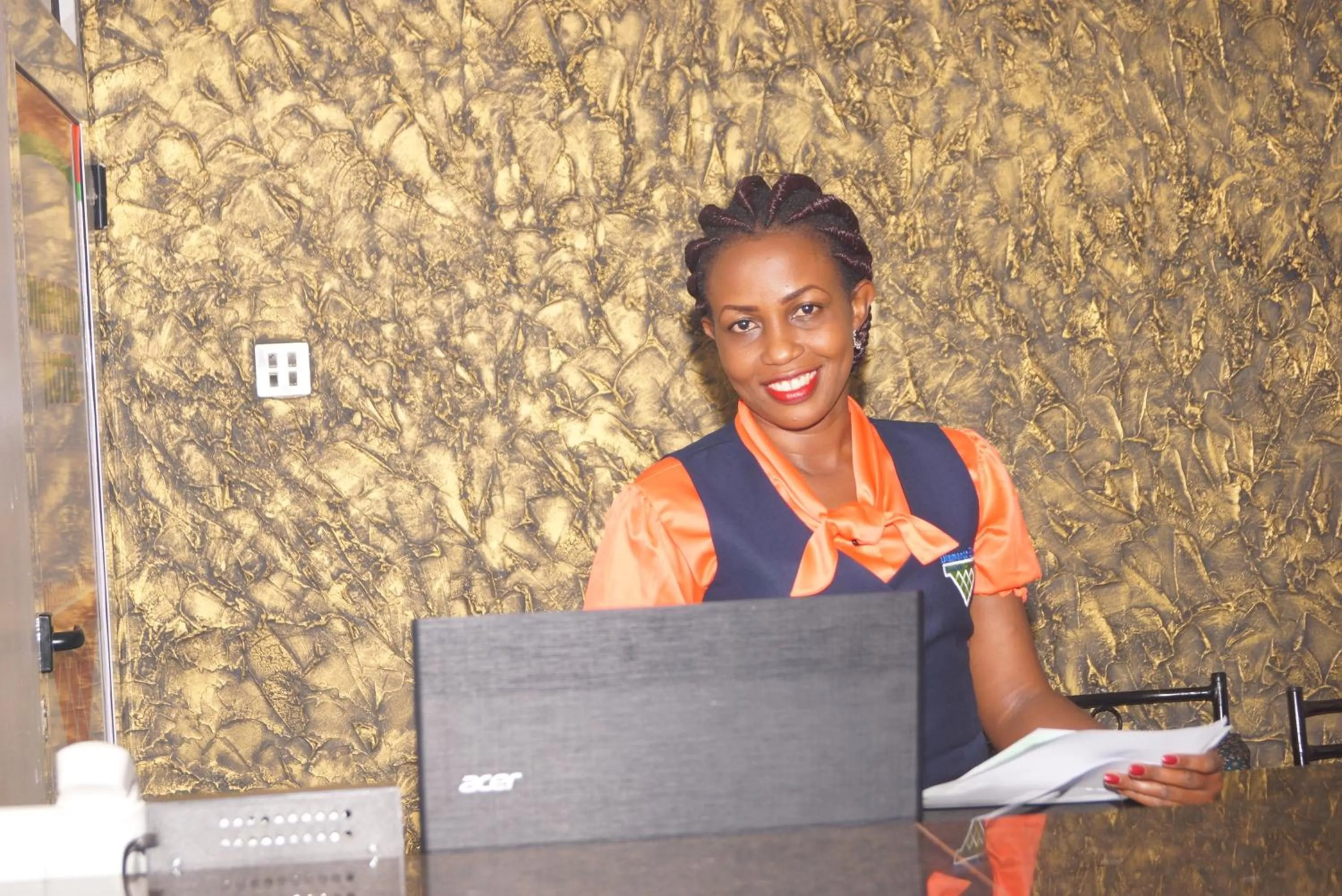 Staff in Diamonds Hotel Kampala