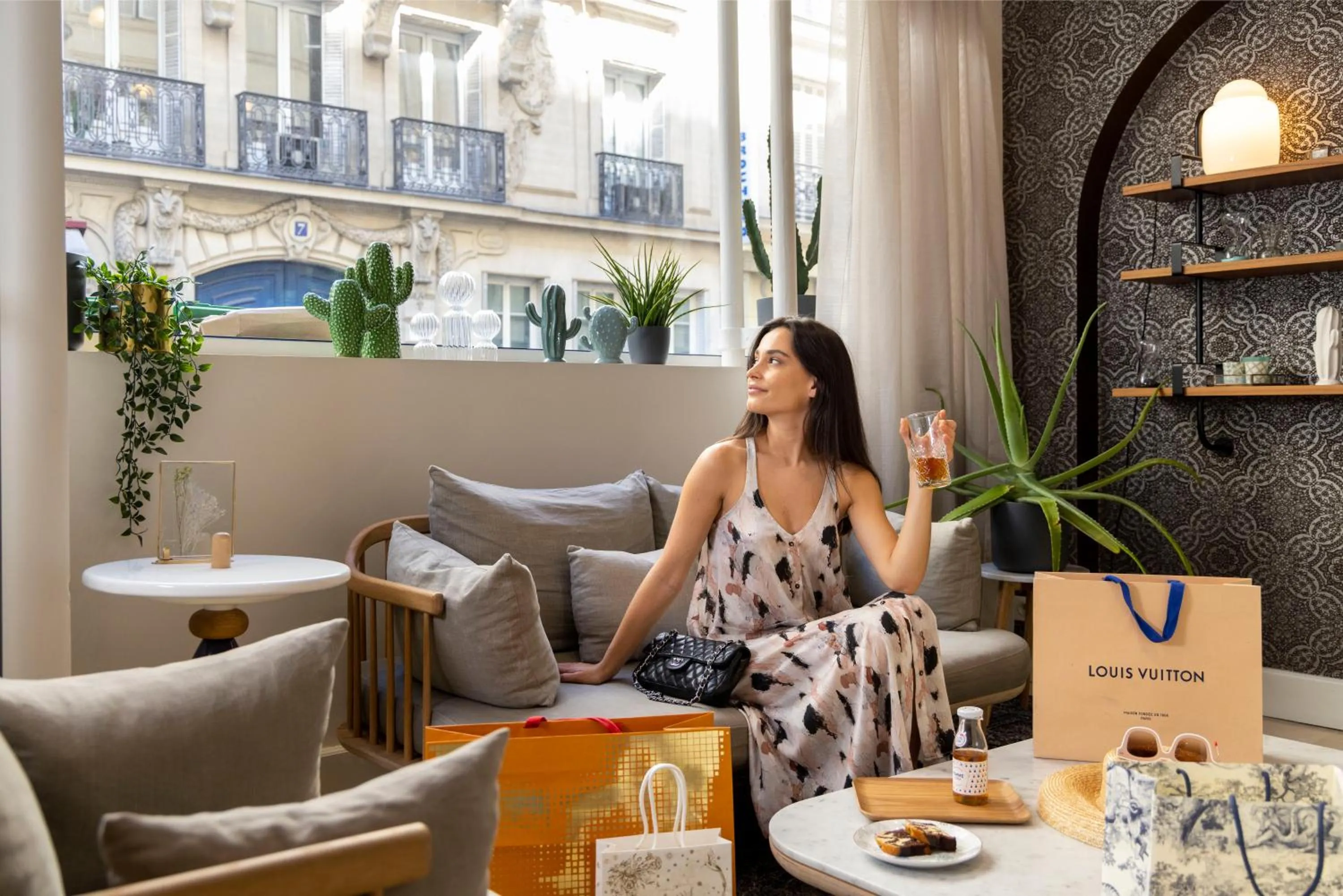 Living room in Hôtel Madeleine Haussmann