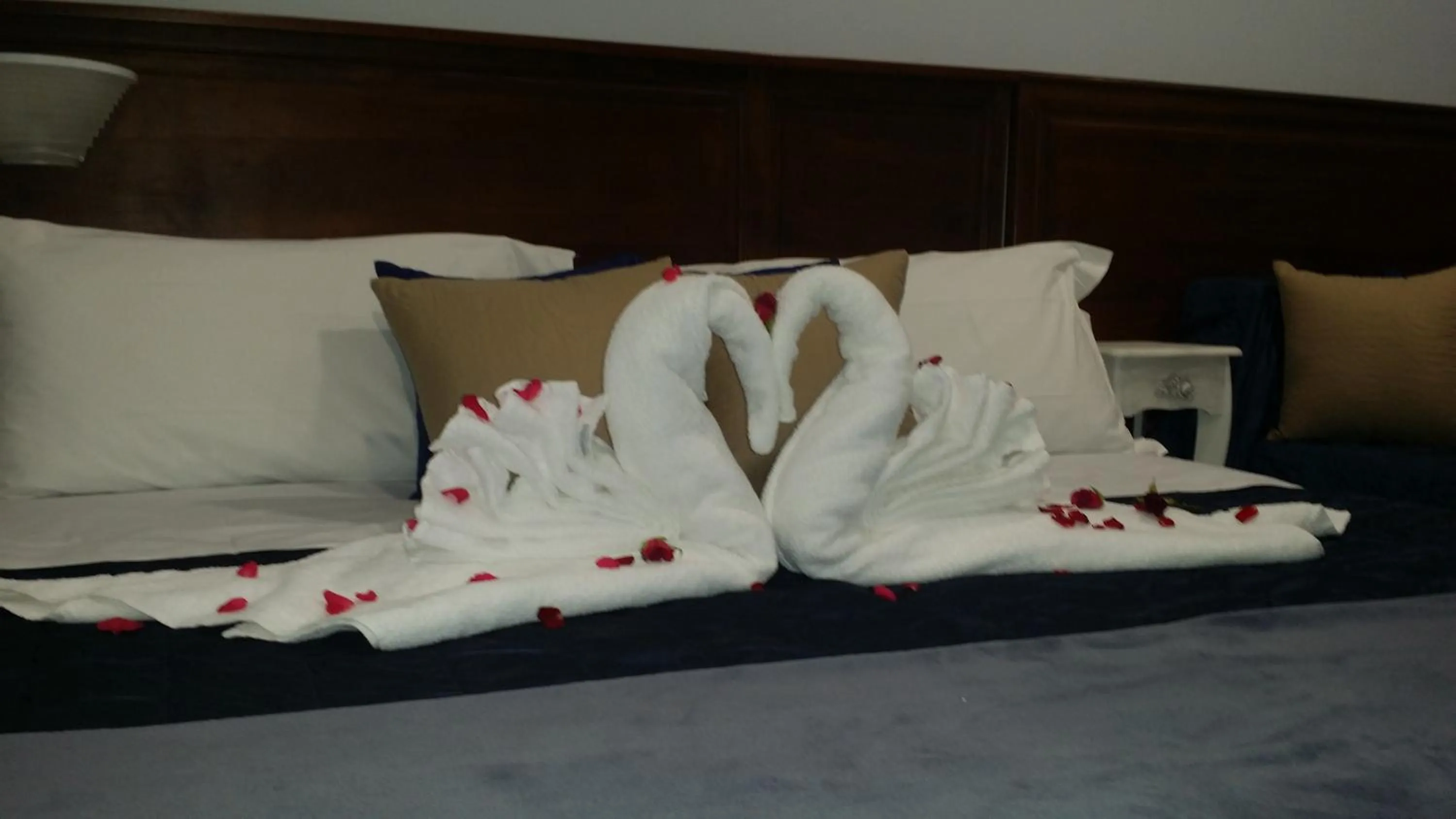 Decorative detail, Bed in Hotel Giulio Cesare