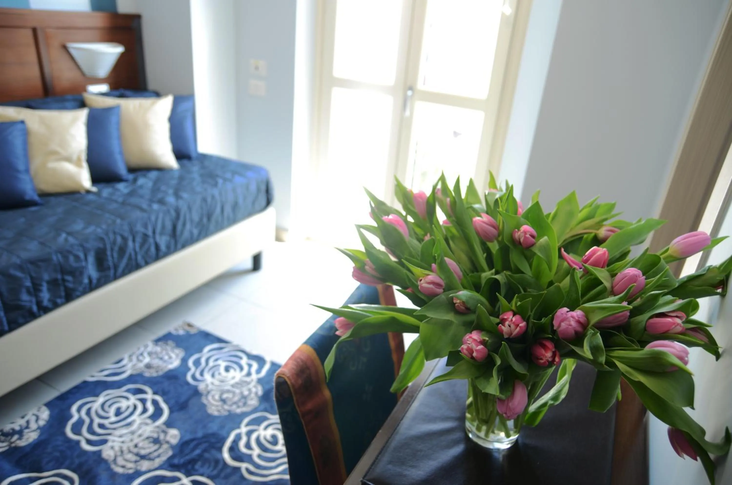 Bed in Hotel Giulio Cesare