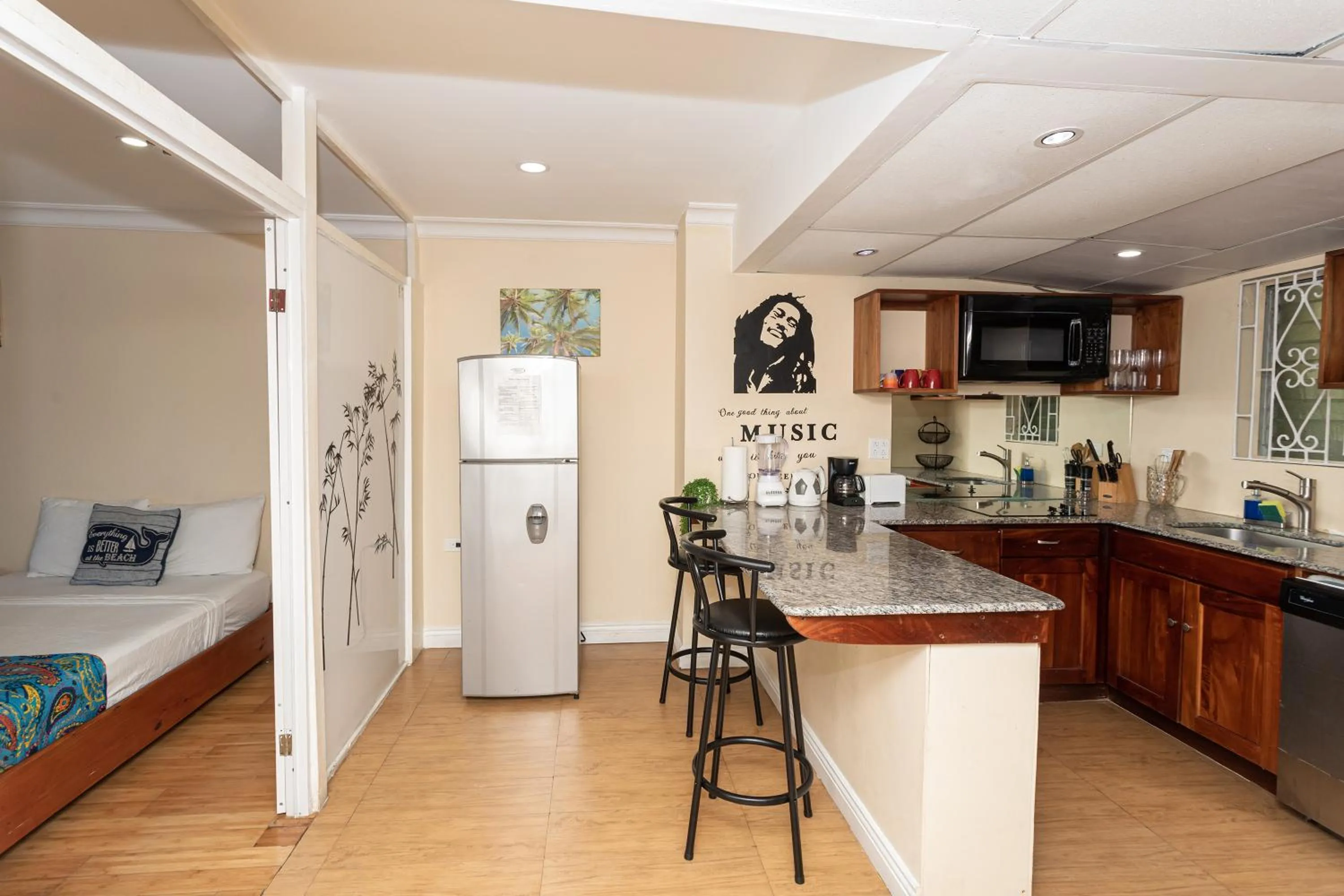 kitchen in Montego Bay Club Apartments