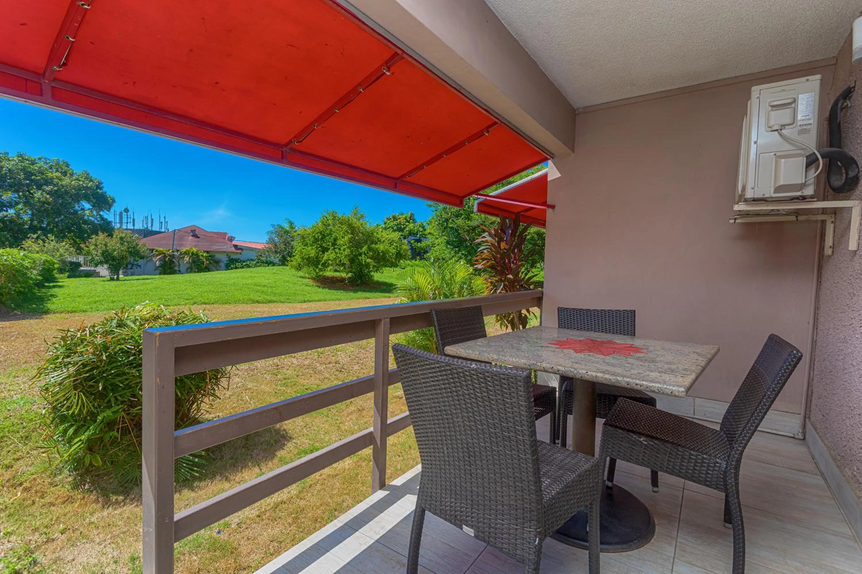 Patio in Montego Bay Club Apartments