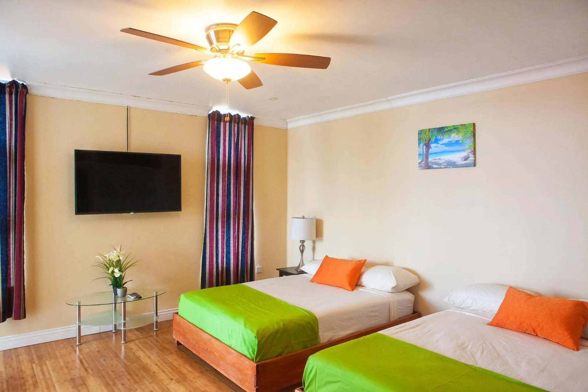 Bed in Montego Bay Club Apartments