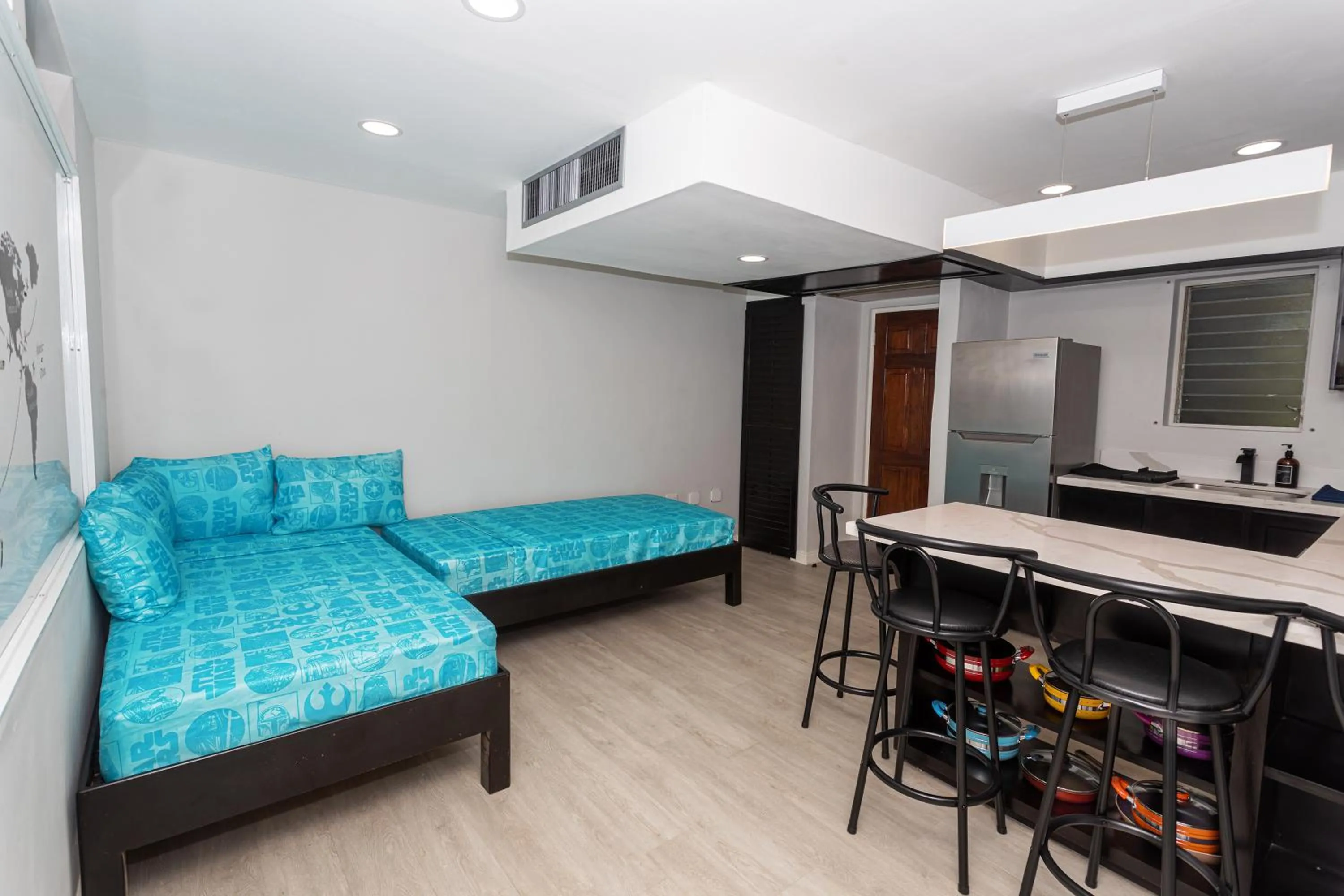 Bed in Montego Bay Club Apartments