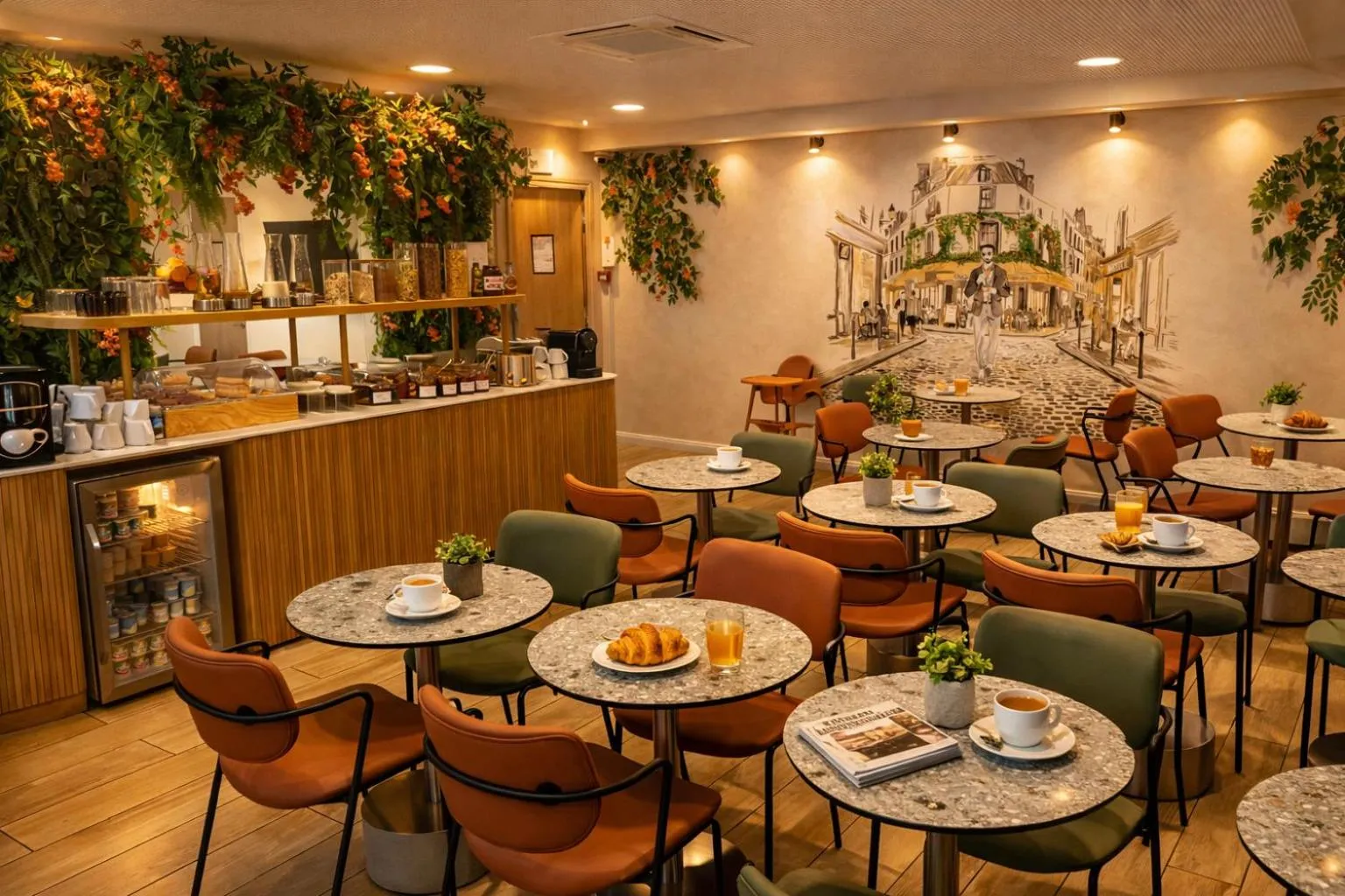 Breakfast in Bobo's hotel