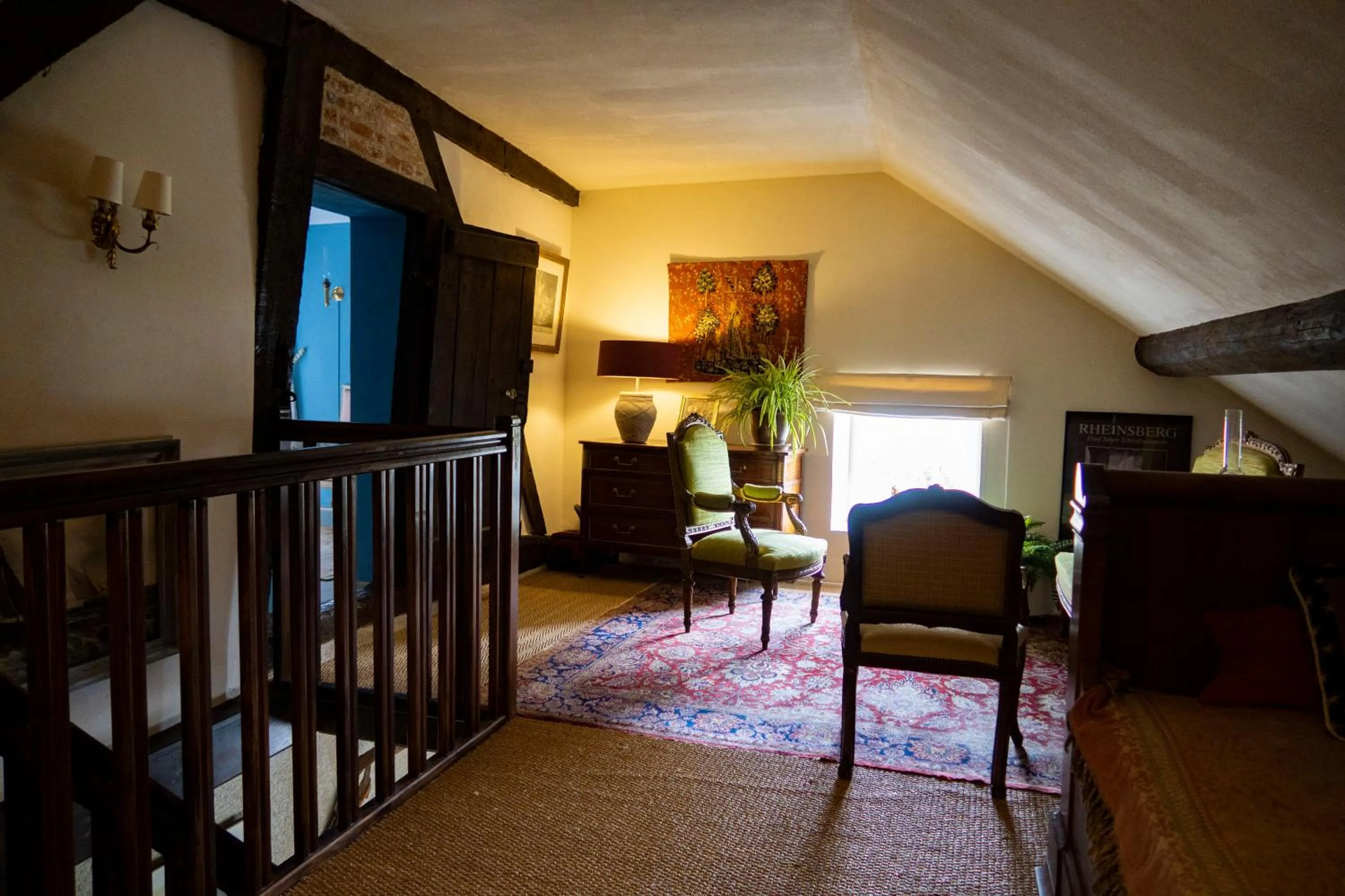 Seating area in Jan's place in Burgundy