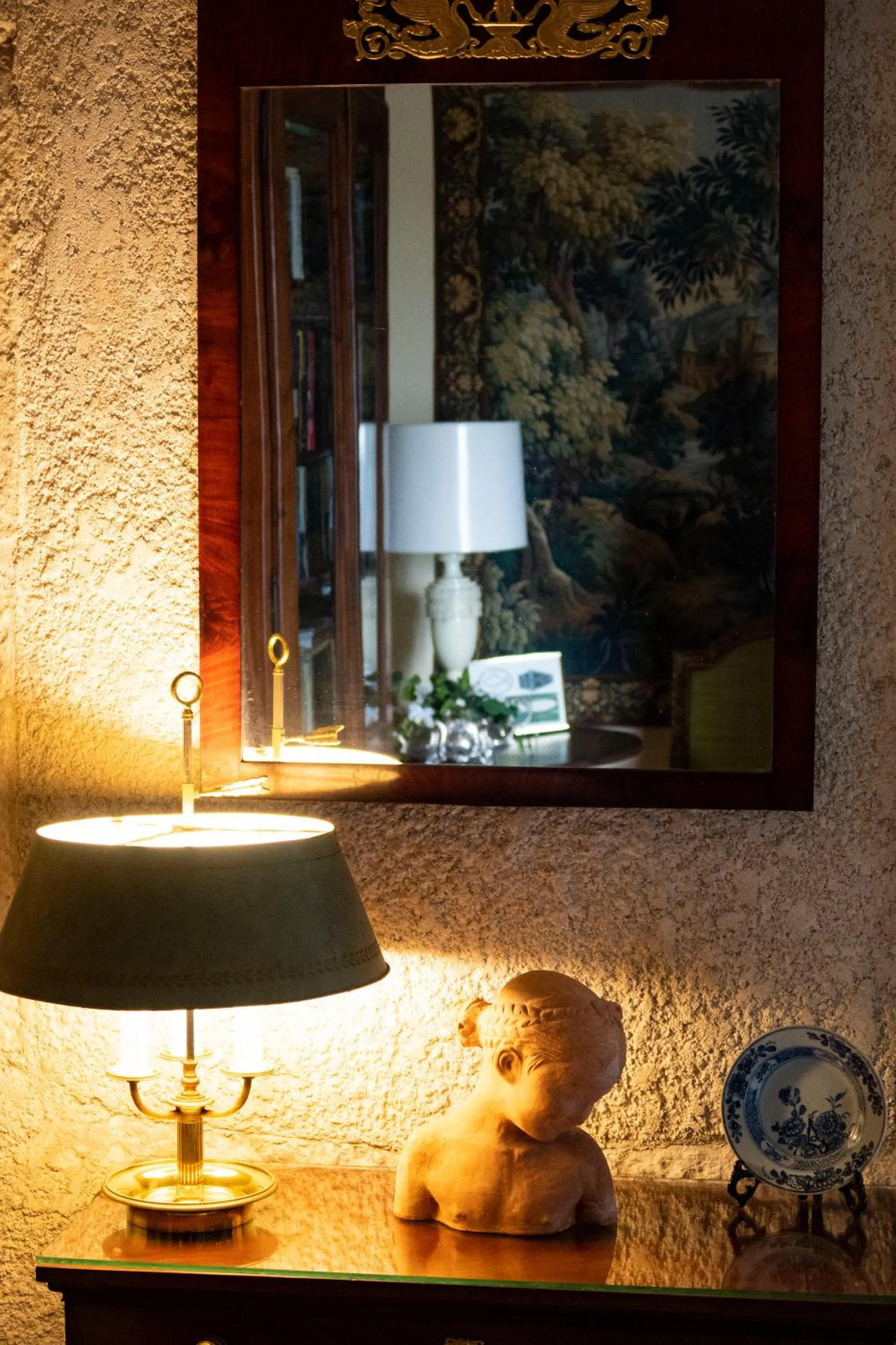 Decorative detail in Jan's place in Burgundy