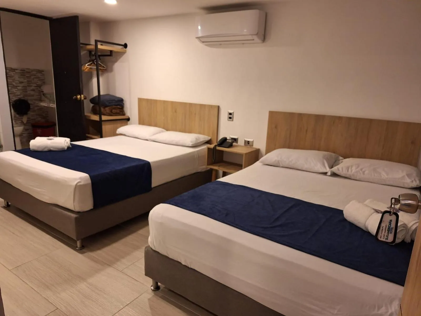 Bed in Hotel Suramericana