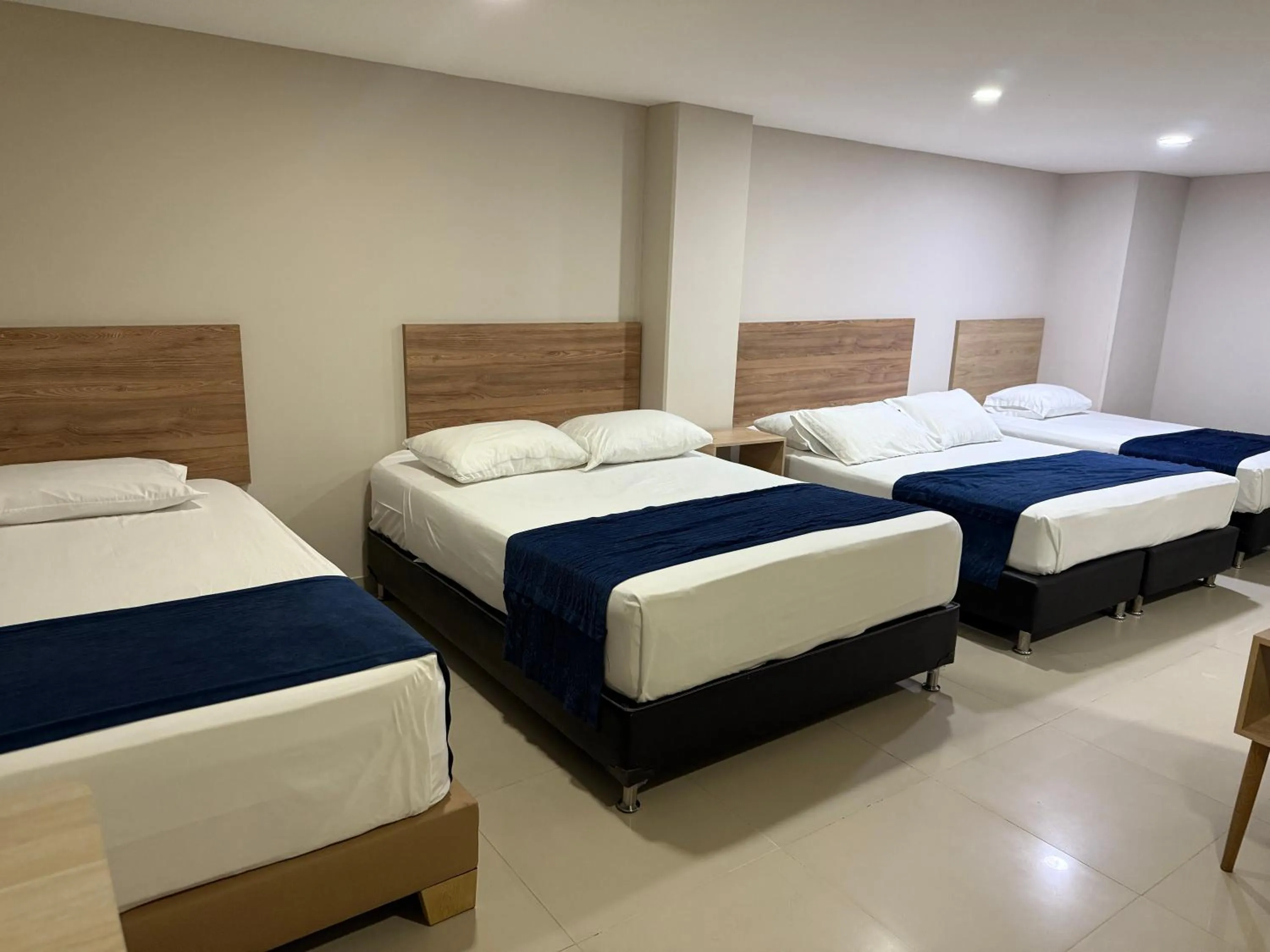 Bed in Hotel Suramericana