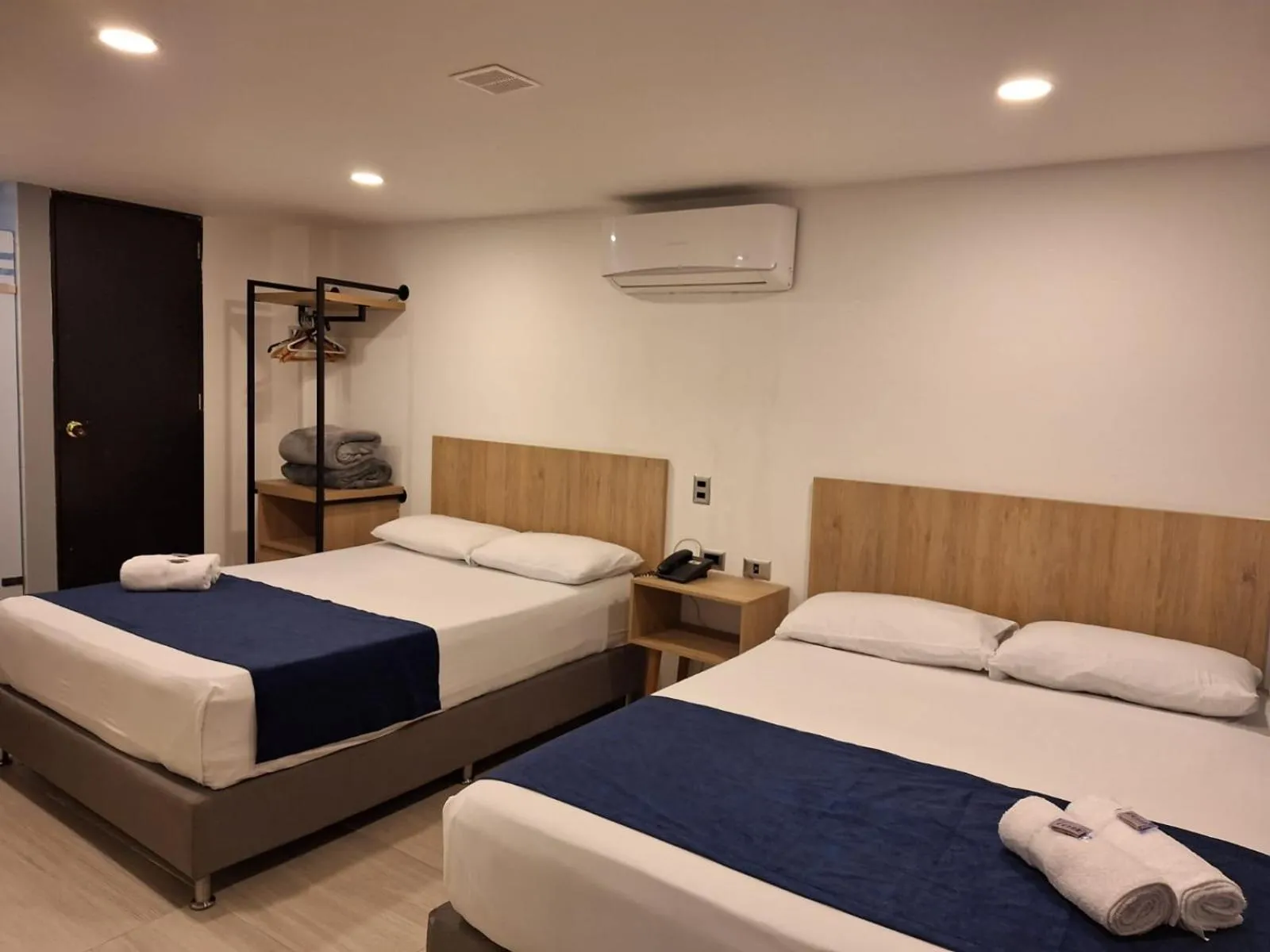 Bed in Hotel Suramericana