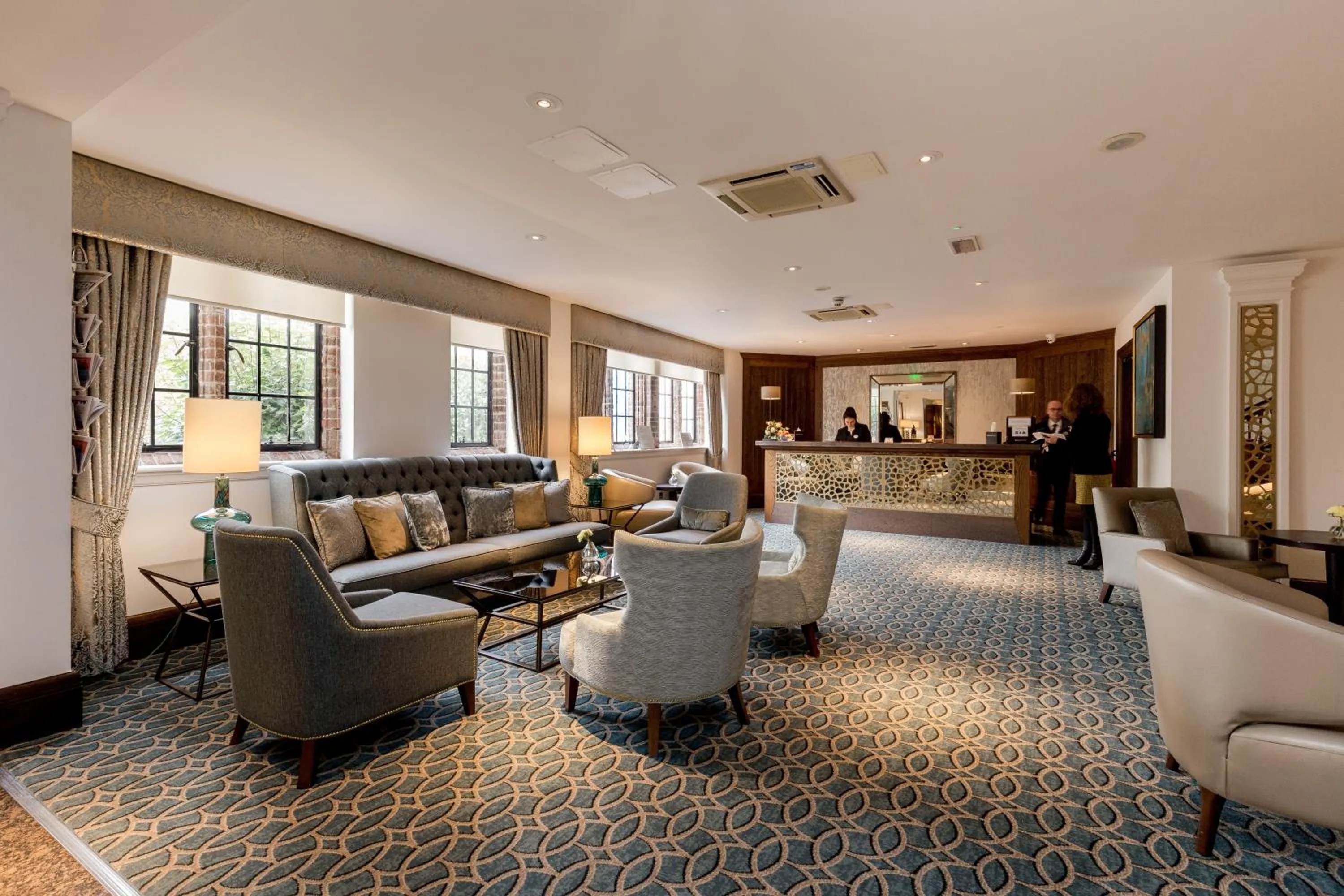 Lobby or reception in Western House Hotel At Ayr Racecourse