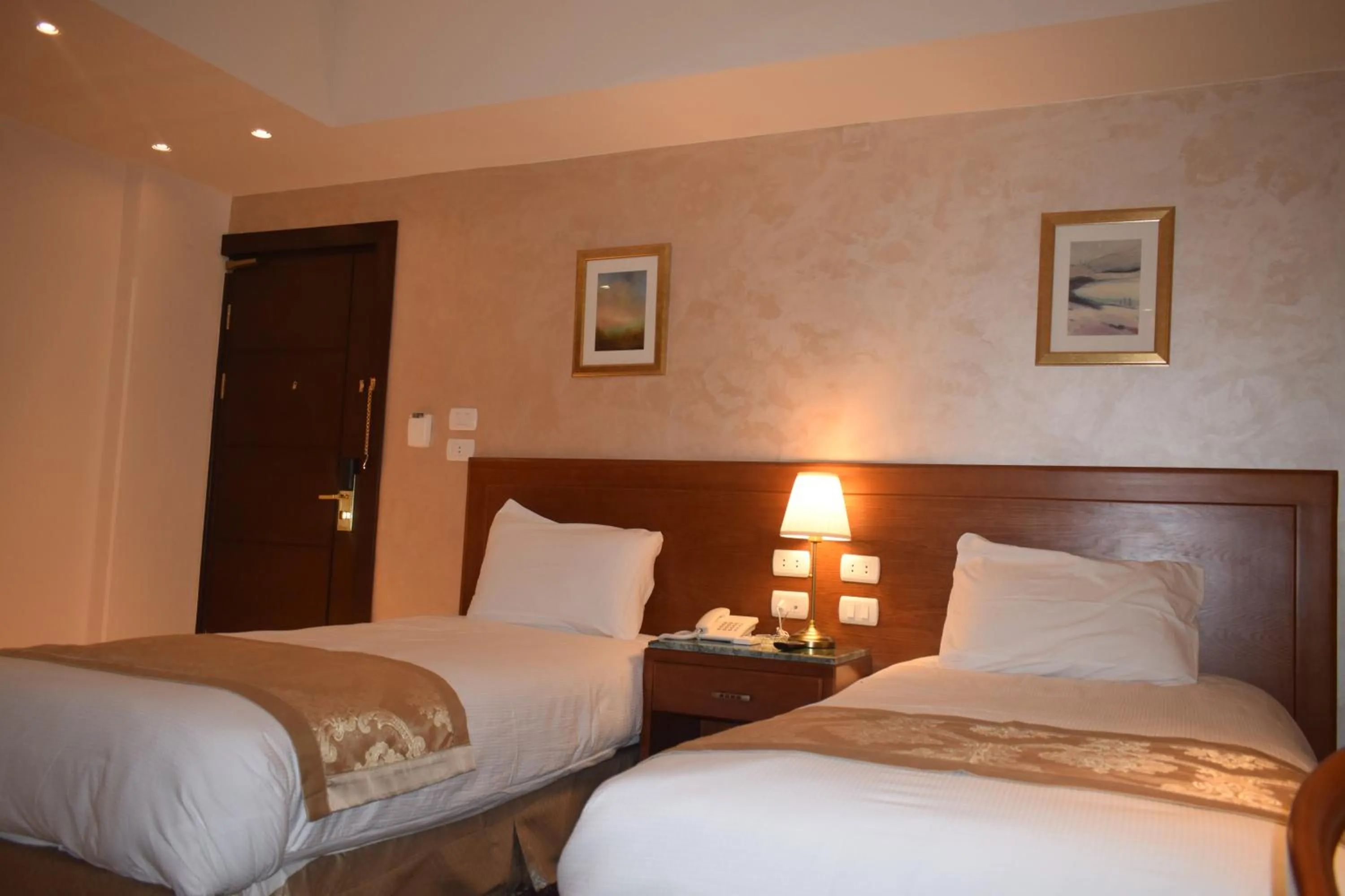 Bed in Omar El Khayam Al Minya Hotel