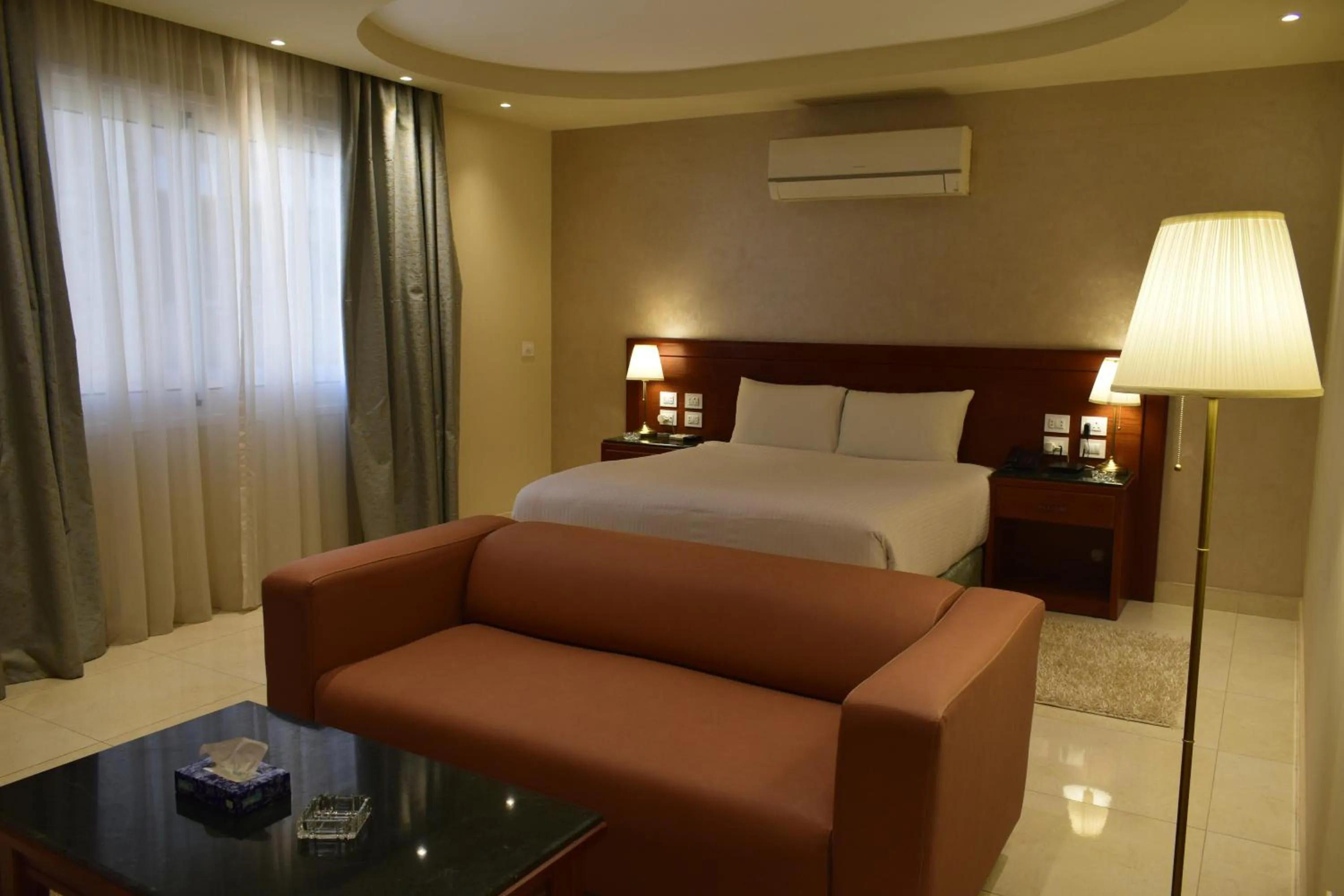 Living room, Bed in Omar El Khayam Al Minya Hotel