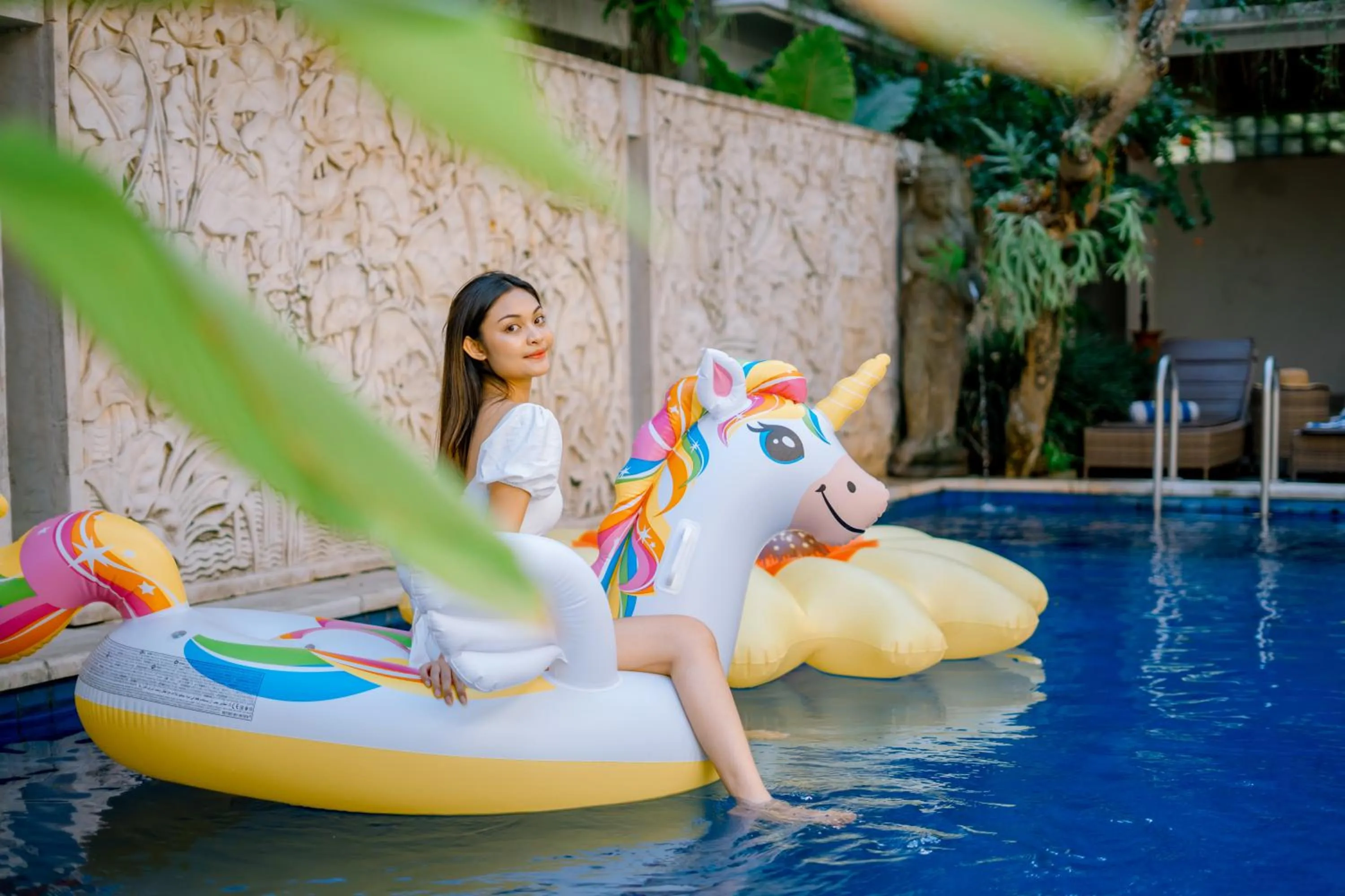 Swimming pool in Jani's Place Cottage by Purely