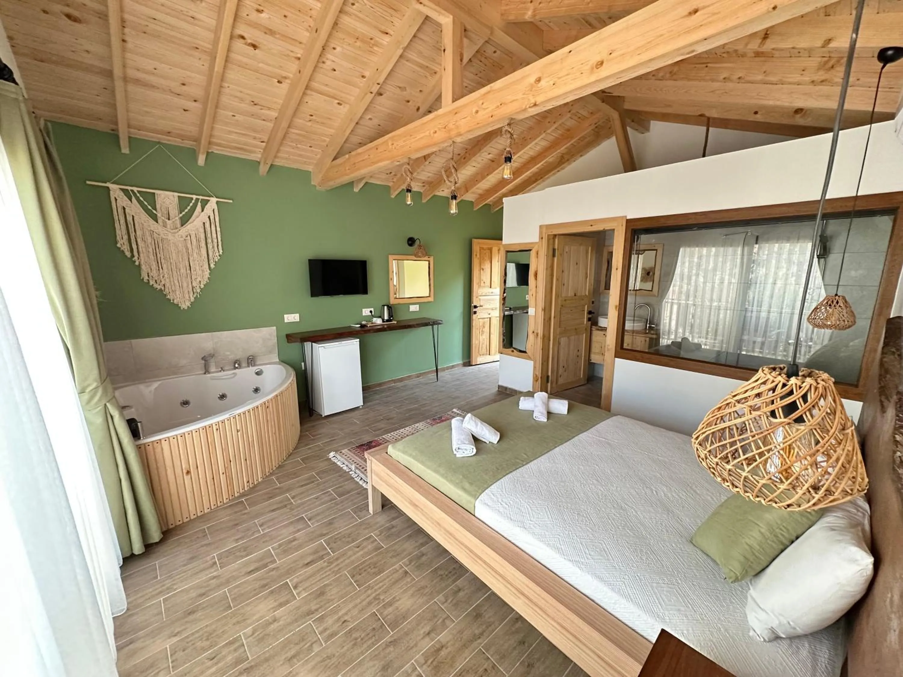 Photo of the whole room, Bed in Faralya Misafir Evi