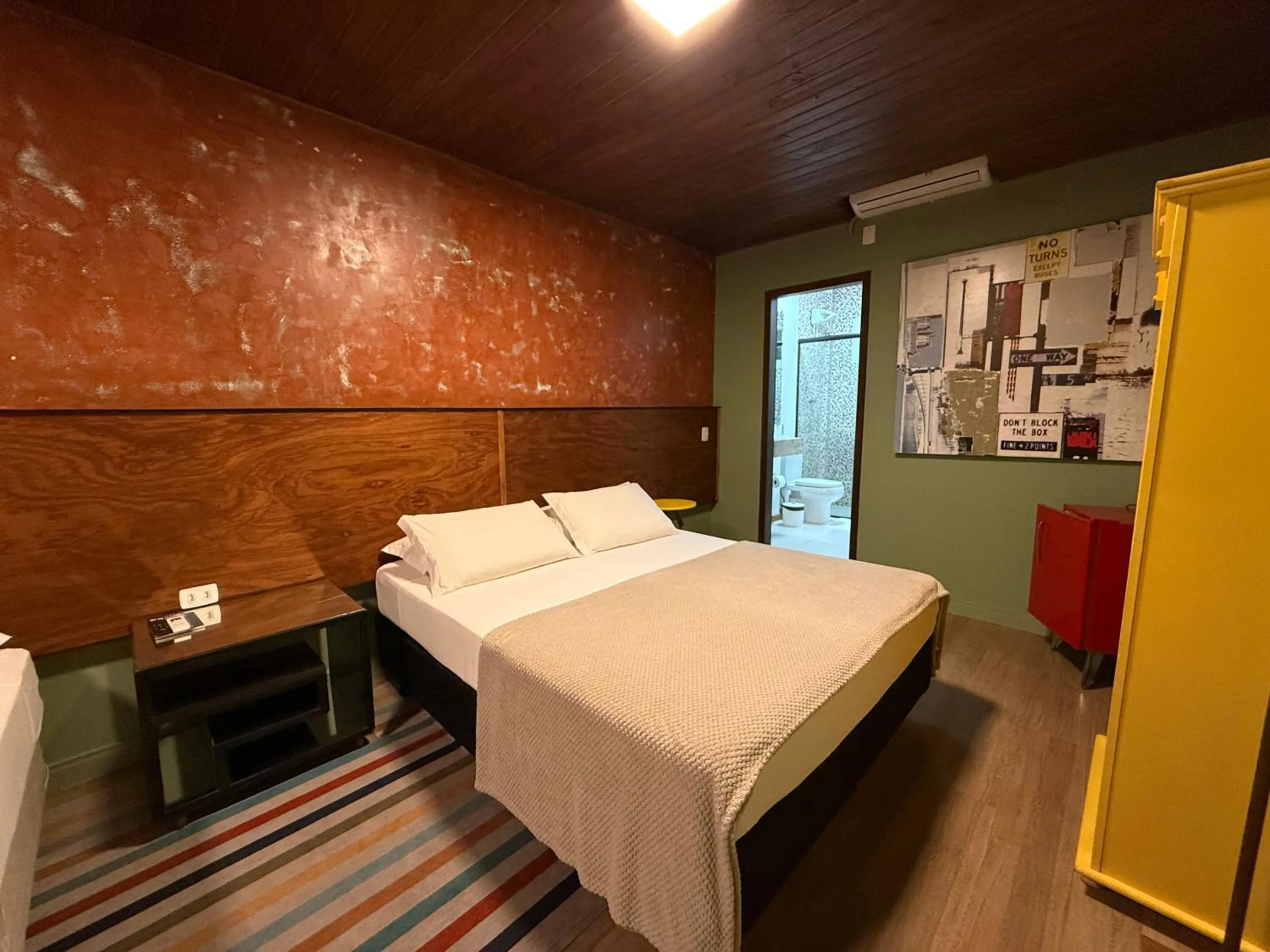 Bed in Pousada Casa da Praia