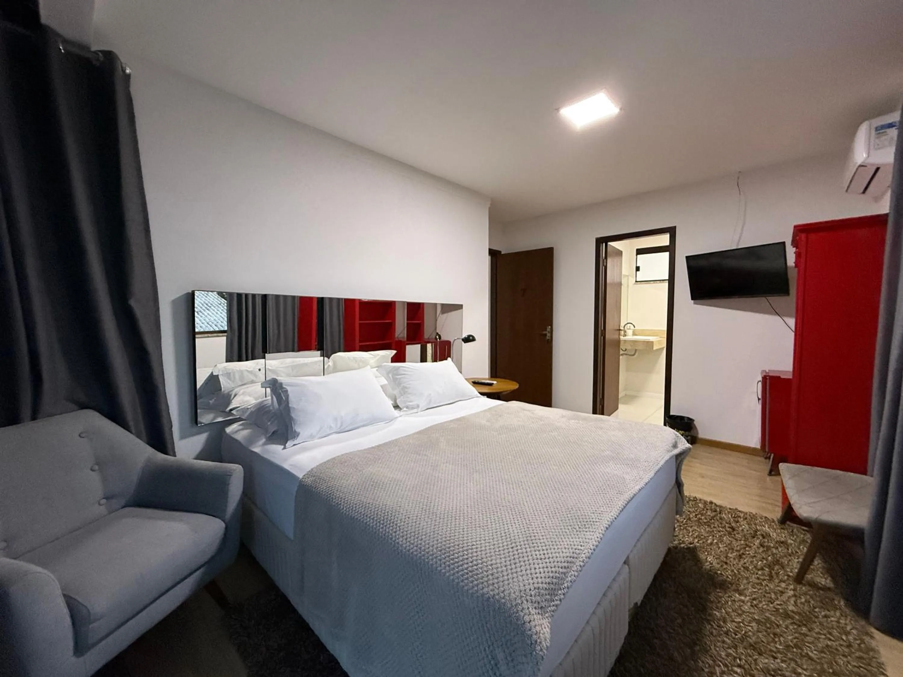 Bed in Pousada Casa da Praia