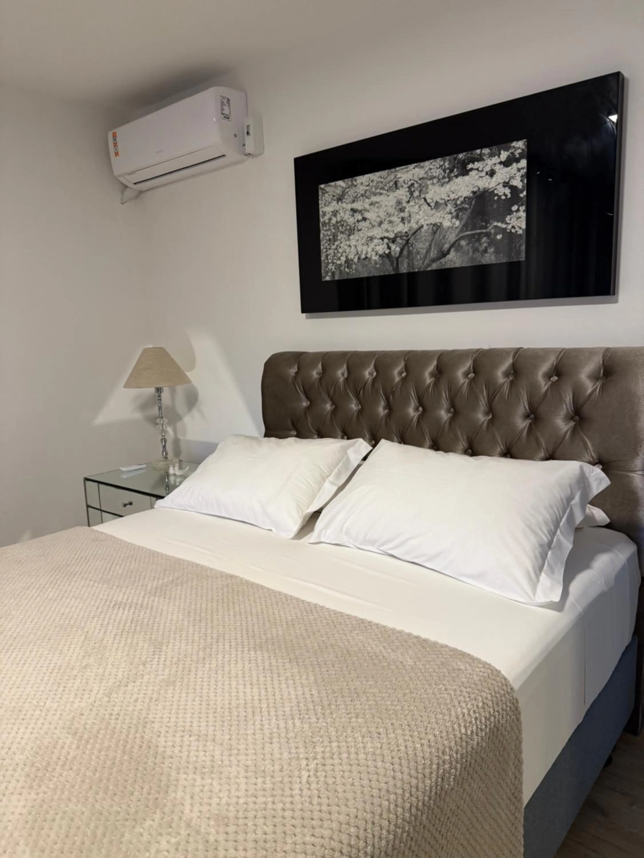 Bed in Pousada Casa da Praia