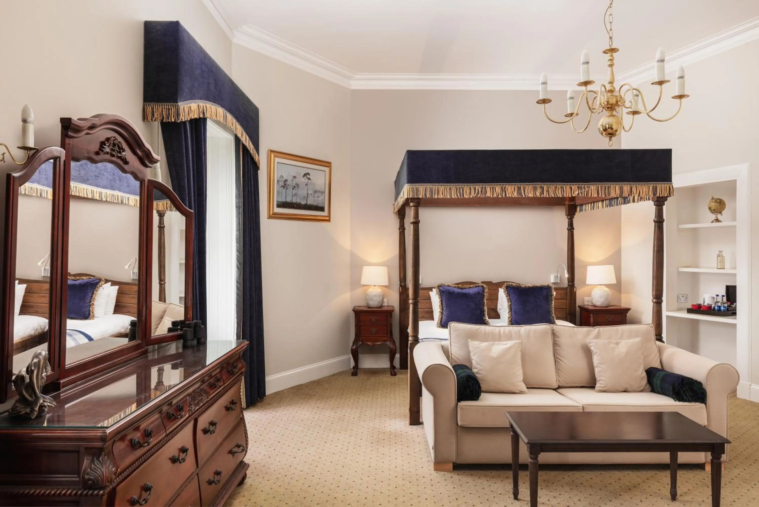 Bedroom, Bed in Tulloch Castle Hotel ‘A Bespoke Hotel’