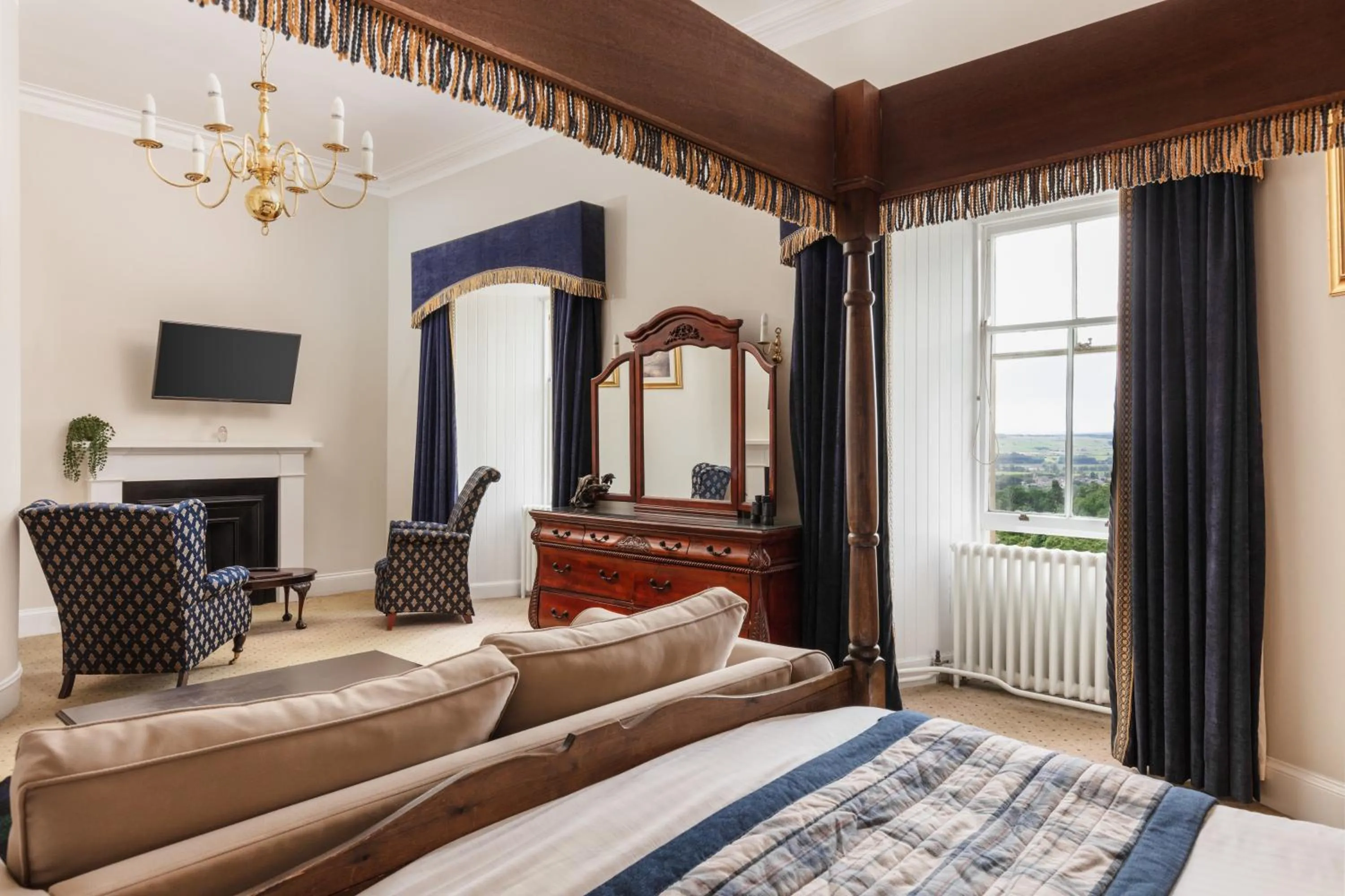 Bed in Tulloch Castle Hotel ‘A Bespoke Hotel’
