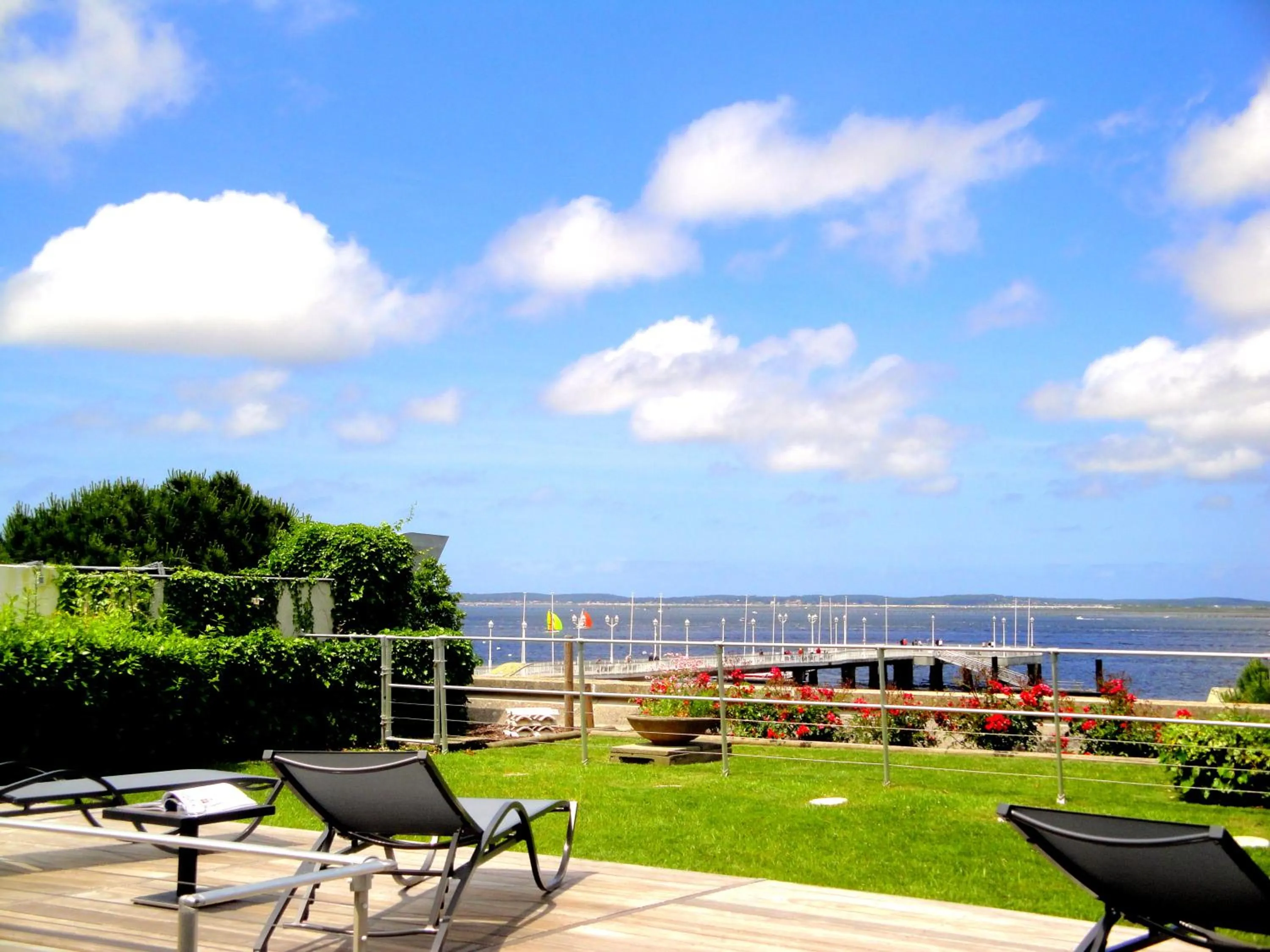 Patio in Hôtel Point France