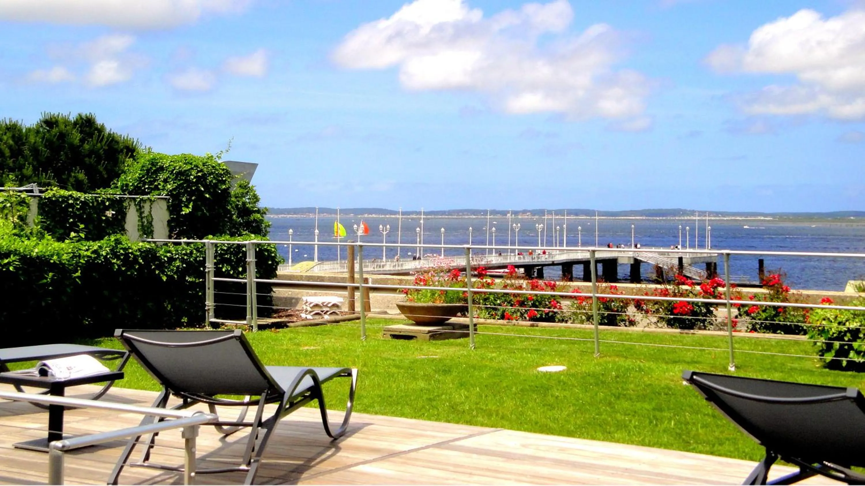 Patio in Hôtel Point France