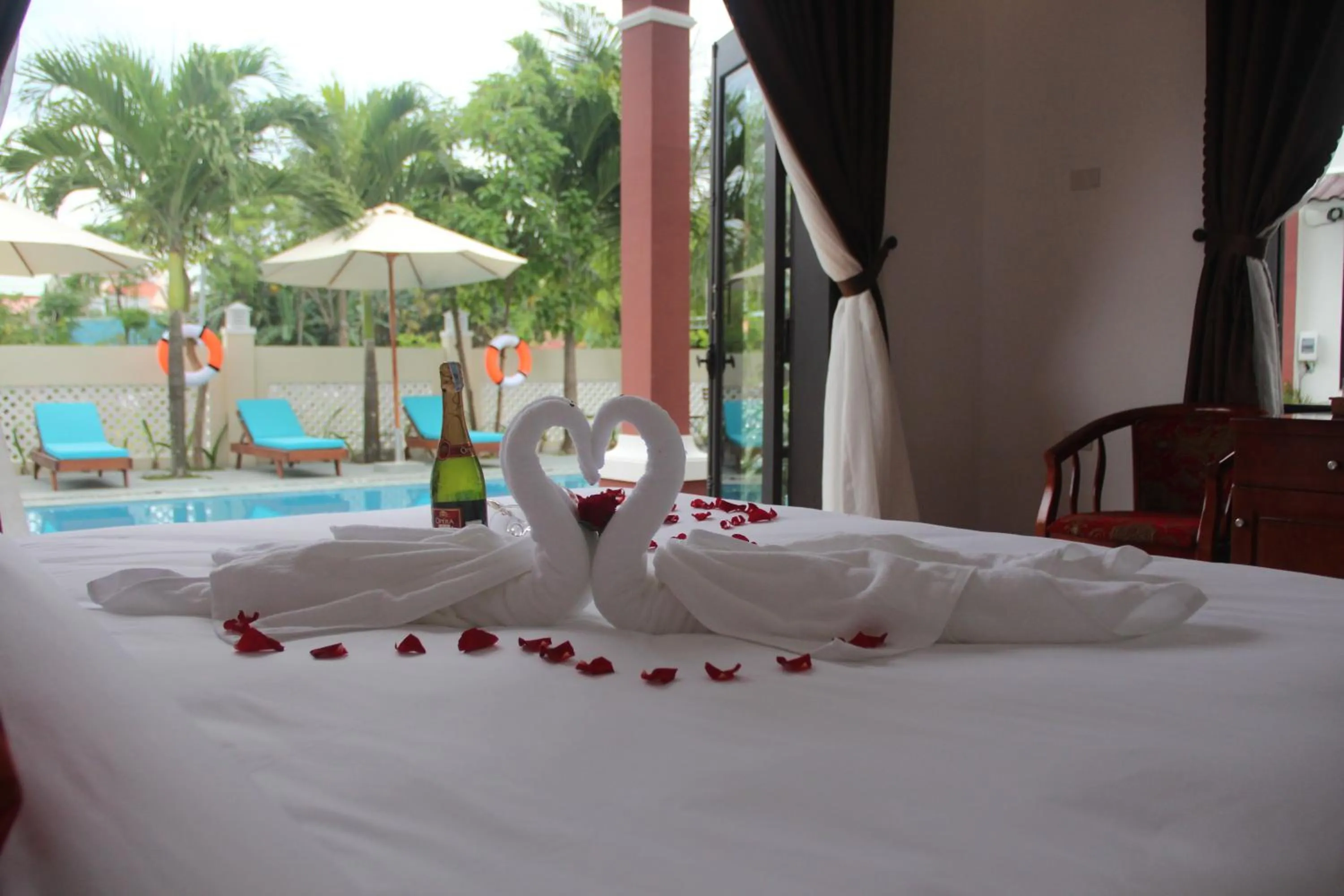 Decorative detail in Gia Lam Villa Hoi An