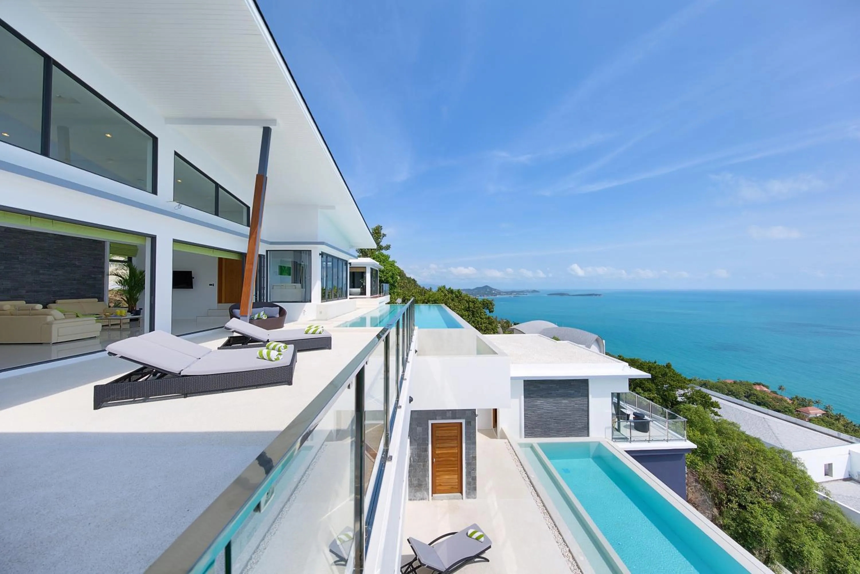 Balcony/Terrace in Chaweng Peak Villas - Award Winning Luxury Two Villas