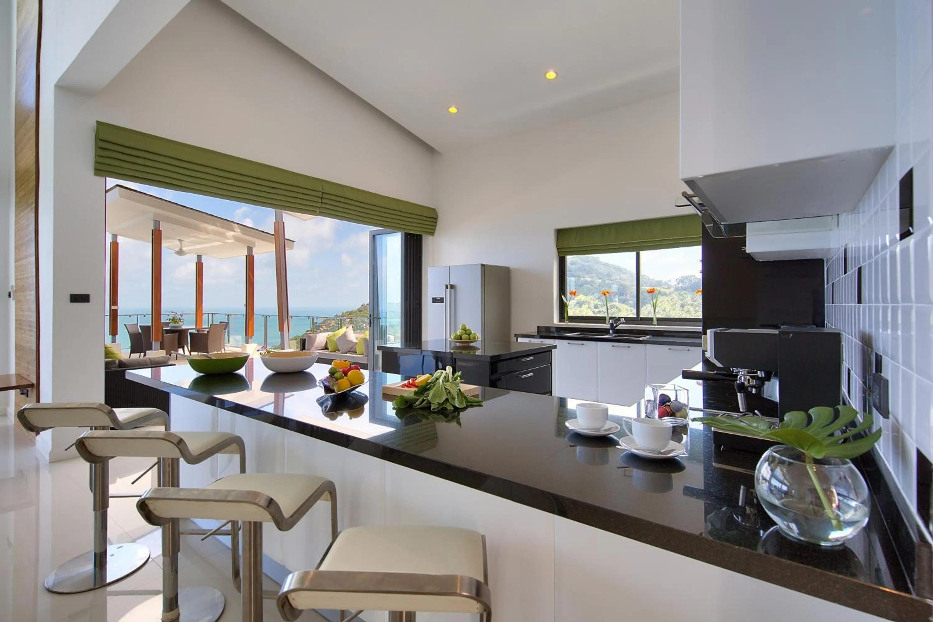 Kitchen or kitchenette in Chaweng Peak Villas - Award Winning Luxury Two Villas