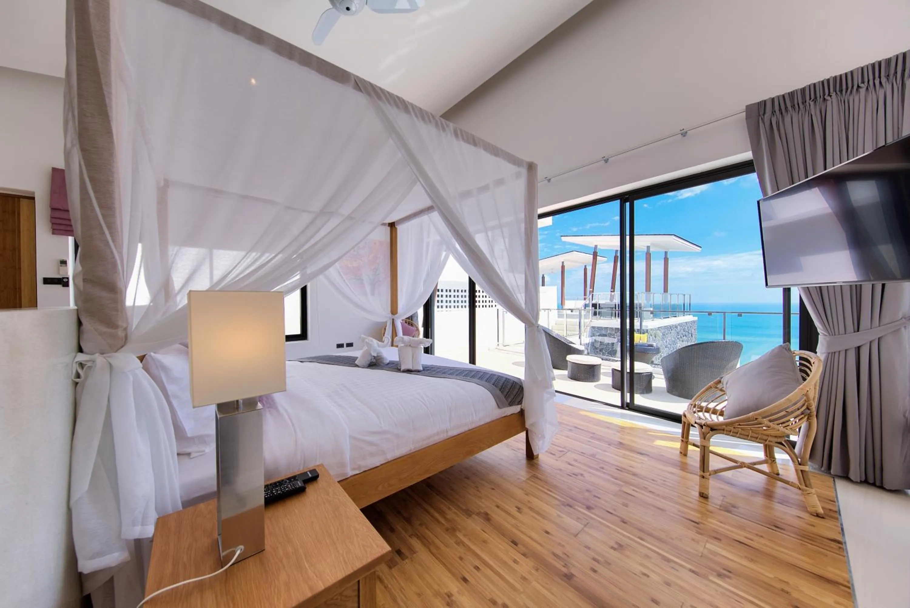 Bedroom, Bed in Chaweng Peak Villas - Award Winning Luxury Two Villas