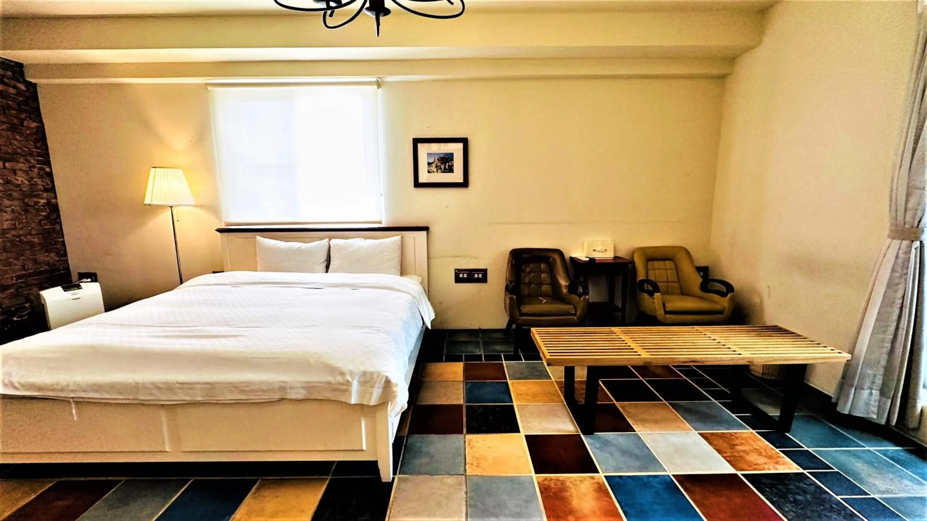 Living room, Bed in 4 Design Inn