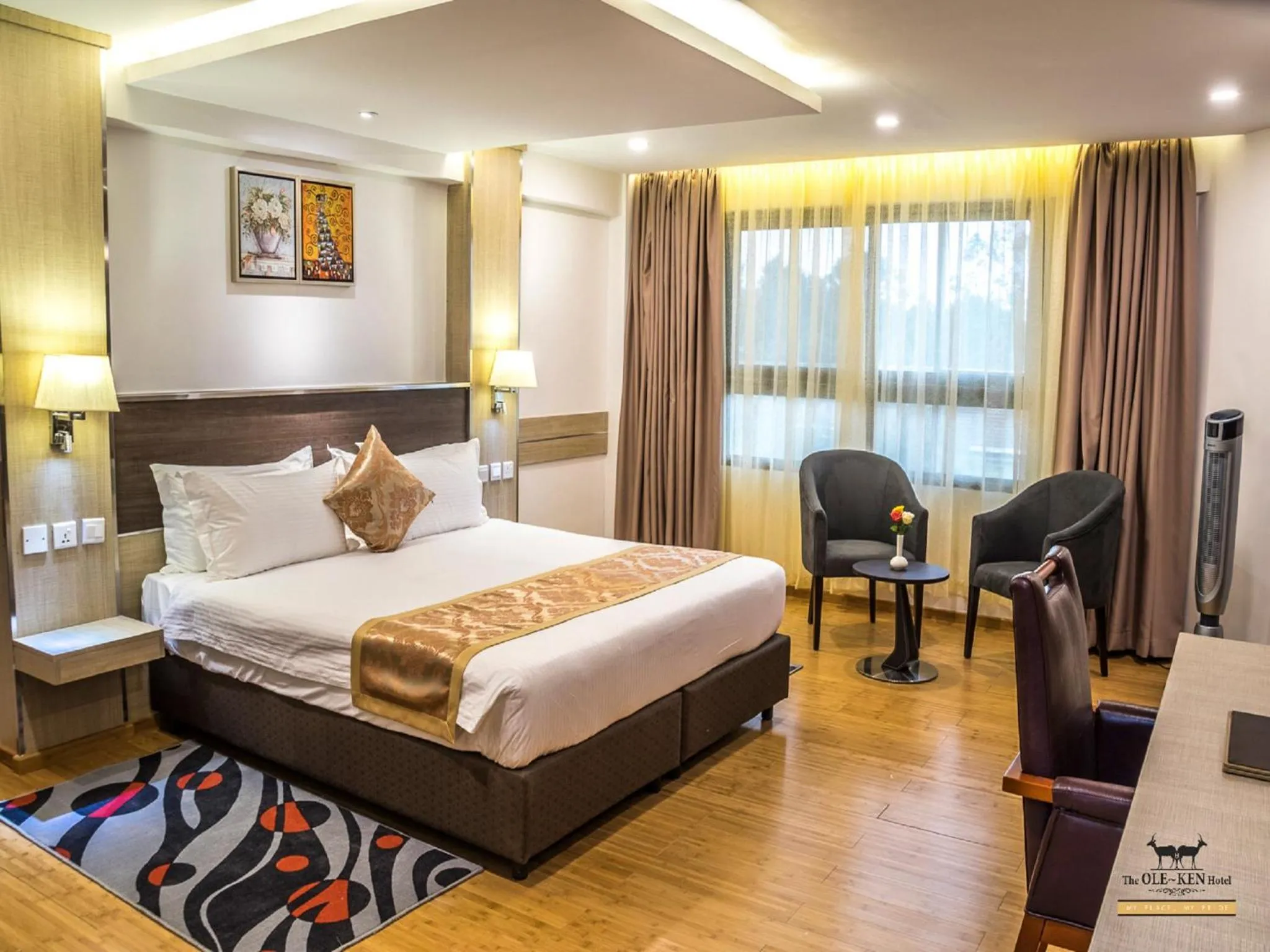 Bedroom, Bed in The Ole-Ken Hotel