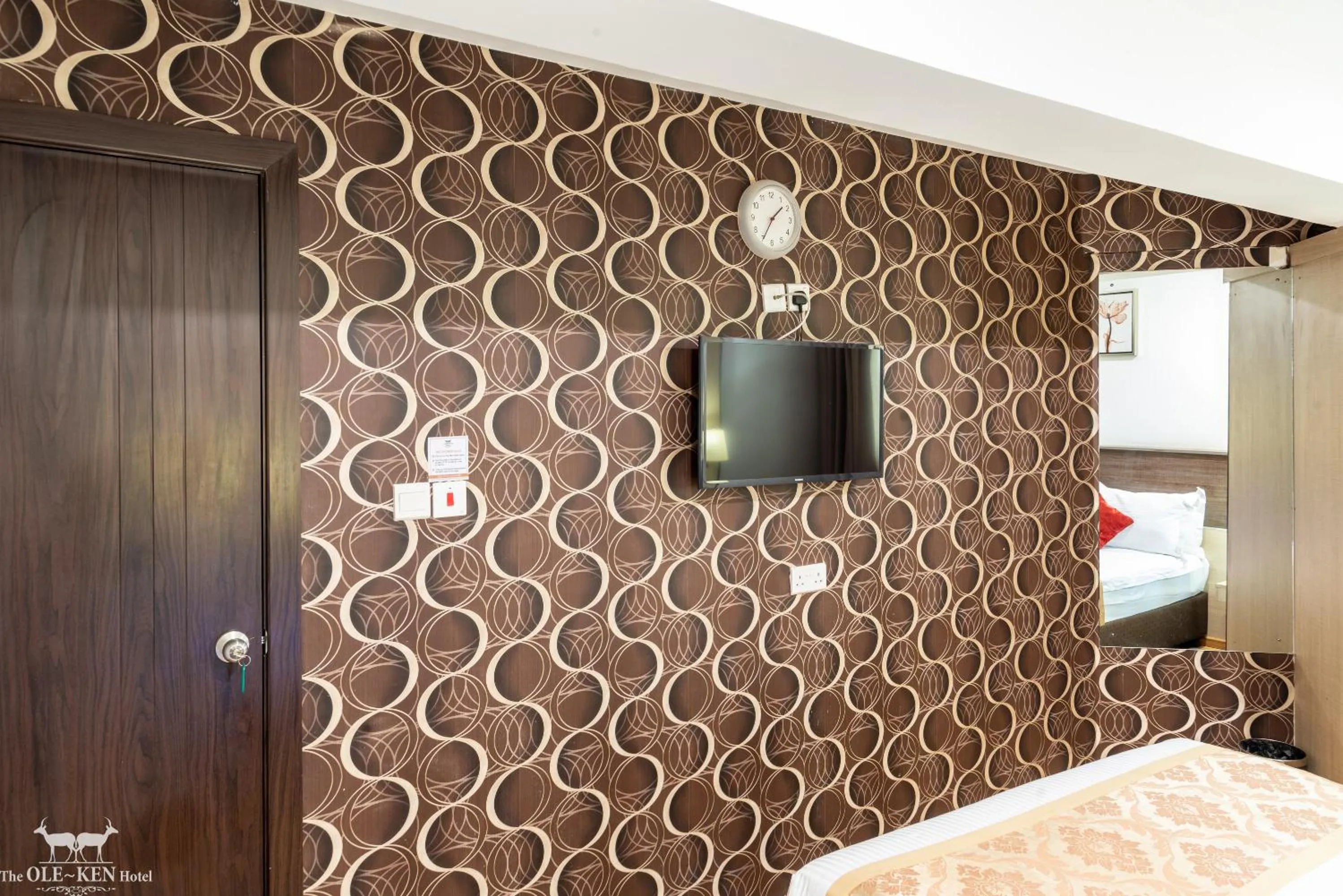 TV and multimedia, Bed in The Ole-Ken Hotel