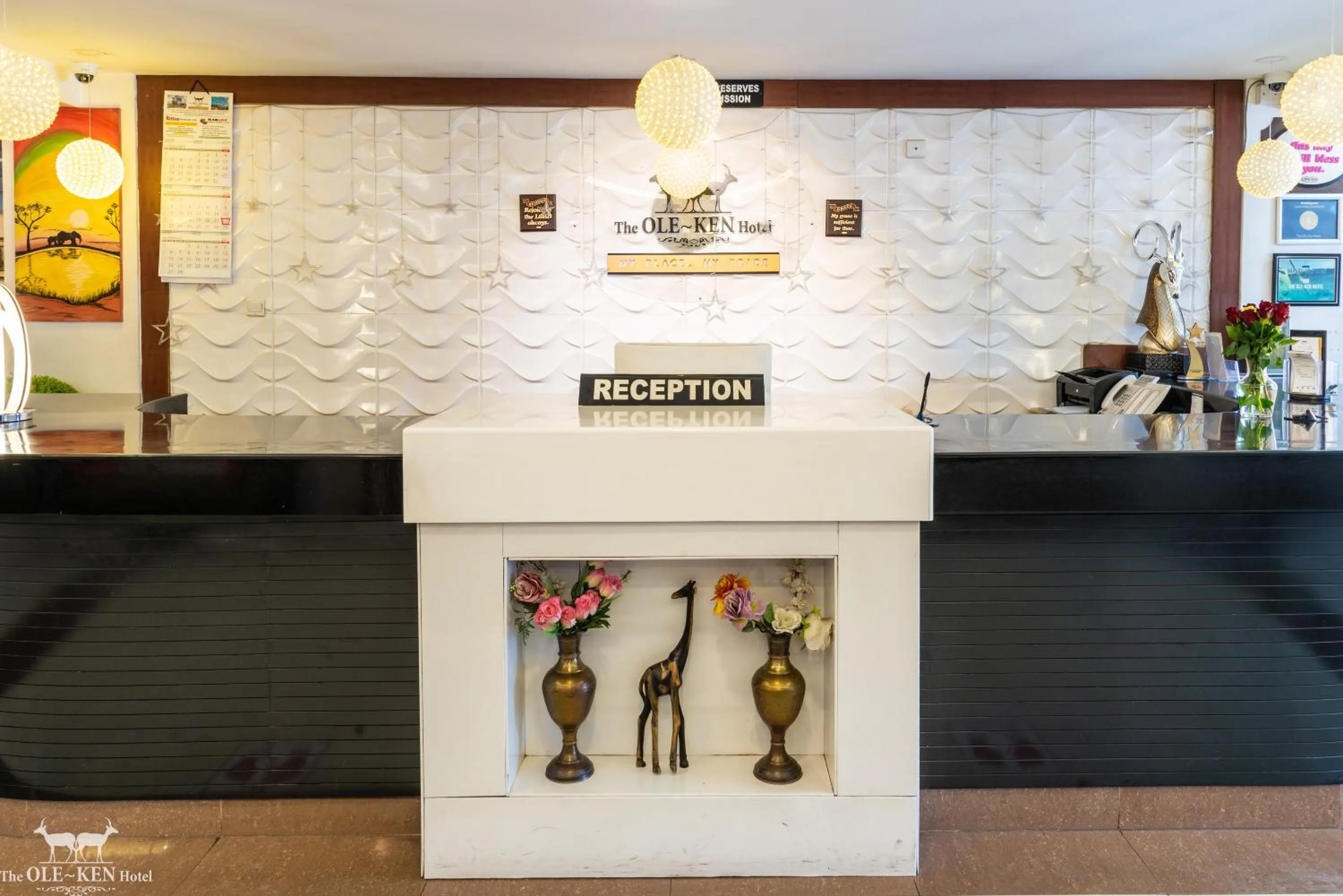 Lobby or reception in The Ole-Ken Hotel