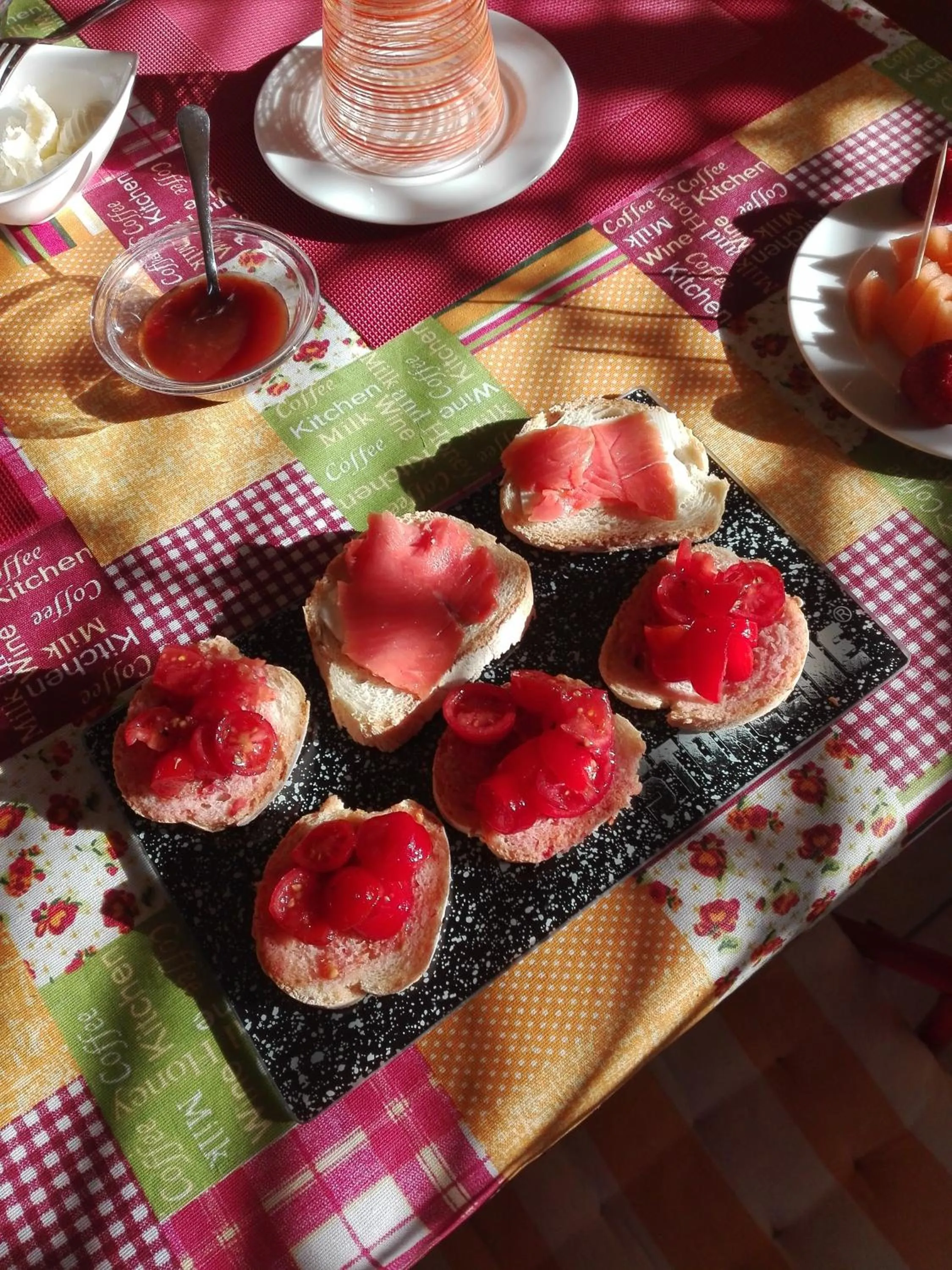 Food close-up in B&B La Dolce Vita