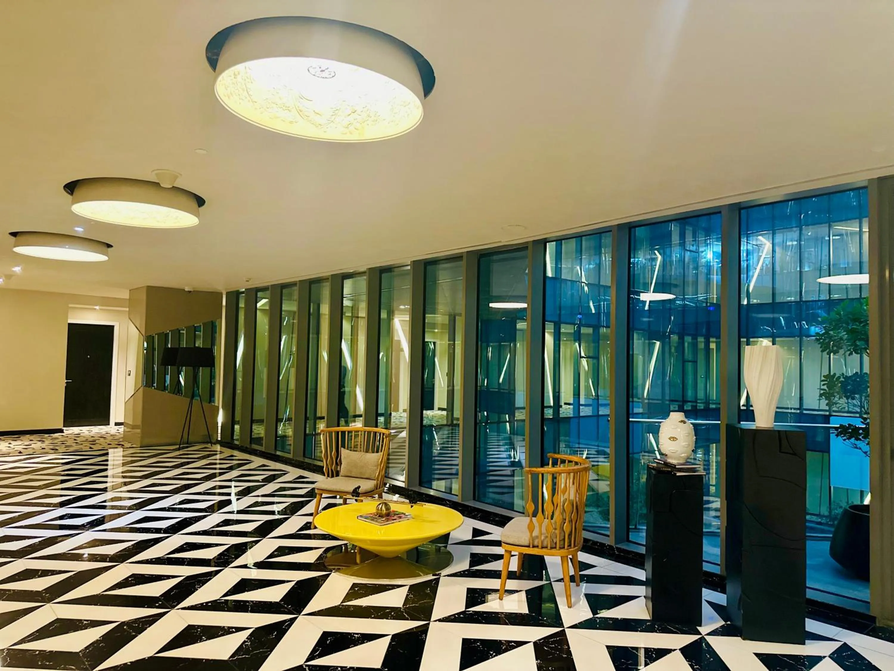 Seating area in The Nishat Hotel Johar Town