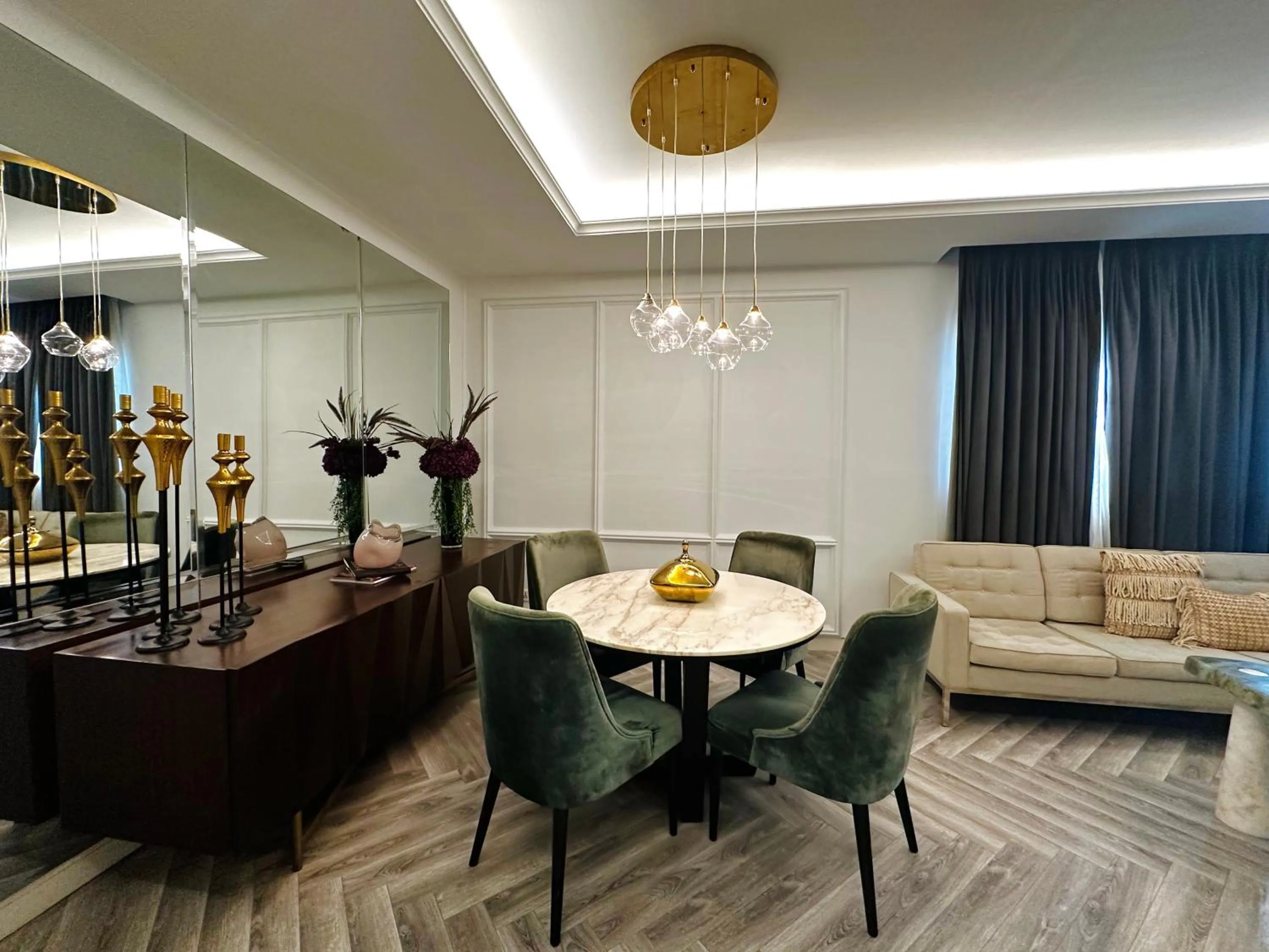 Seating area in The Nishat Hotel Johar Town