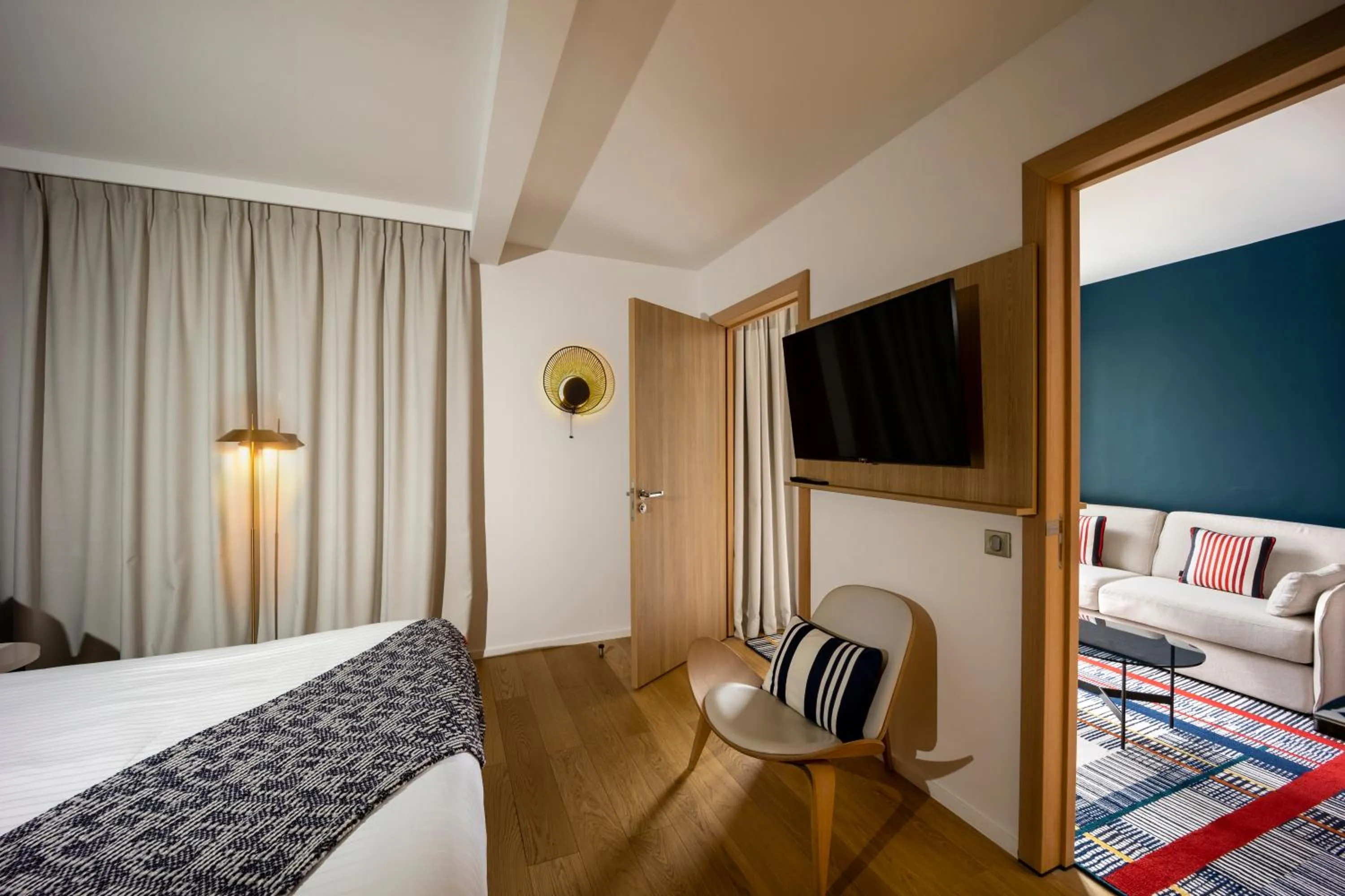 Bedroom, Bed in Thalazur Saint Jean de Luz - Hôtel & Spa