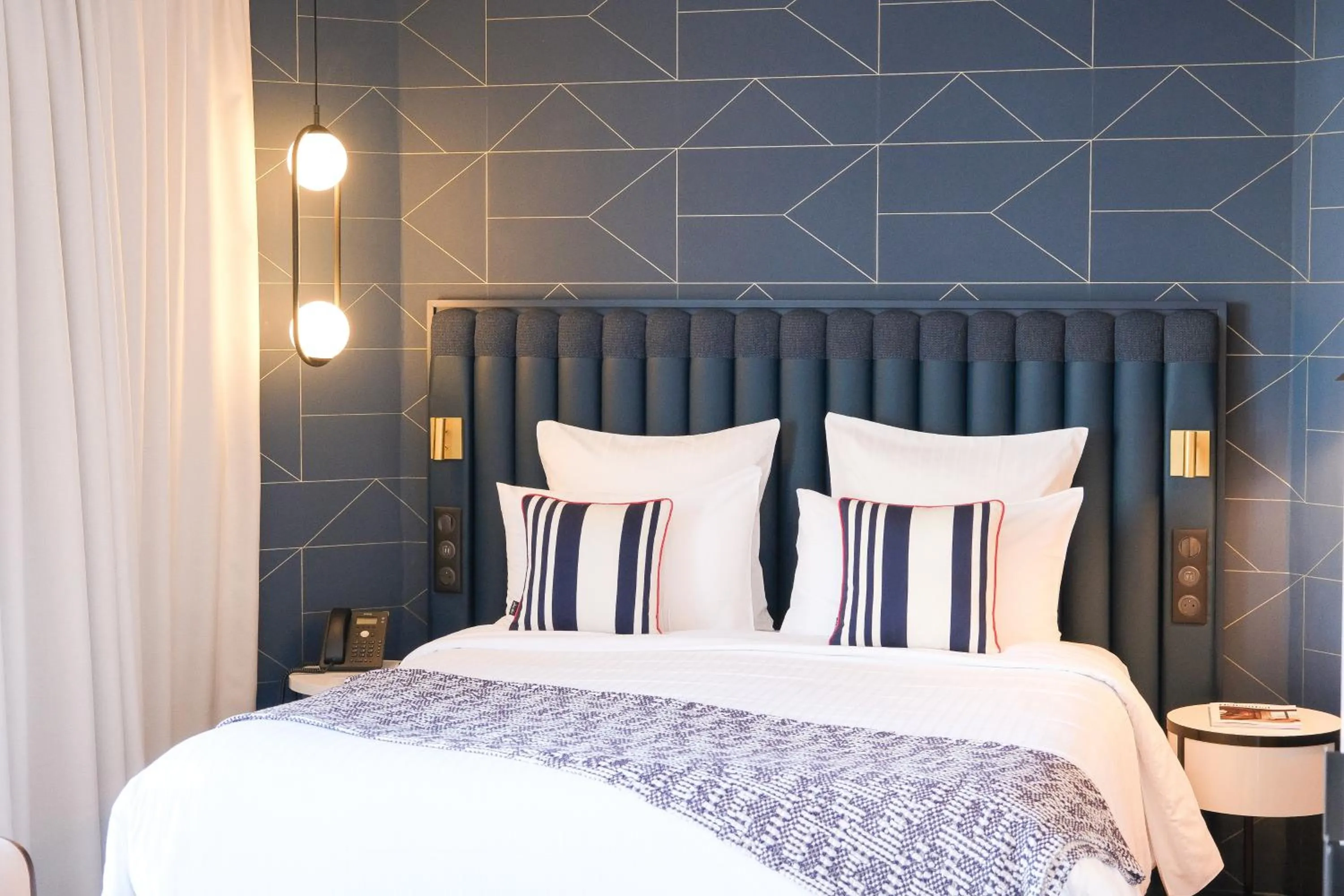 Decorative detail, Bed in Thalazur Saint Jean de Luz - Hôtel & Spa